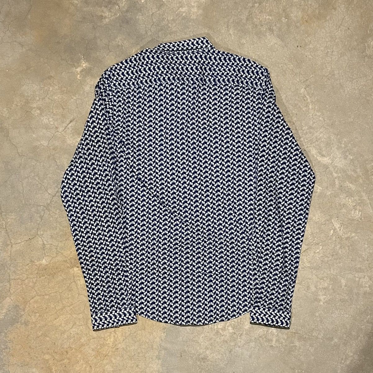 Designer × Gucci Gucci Duke Geometric Pattern Button Down Longsleeve Shirt Size US M / EU 48-50 / 2 - 9 Thumbnail