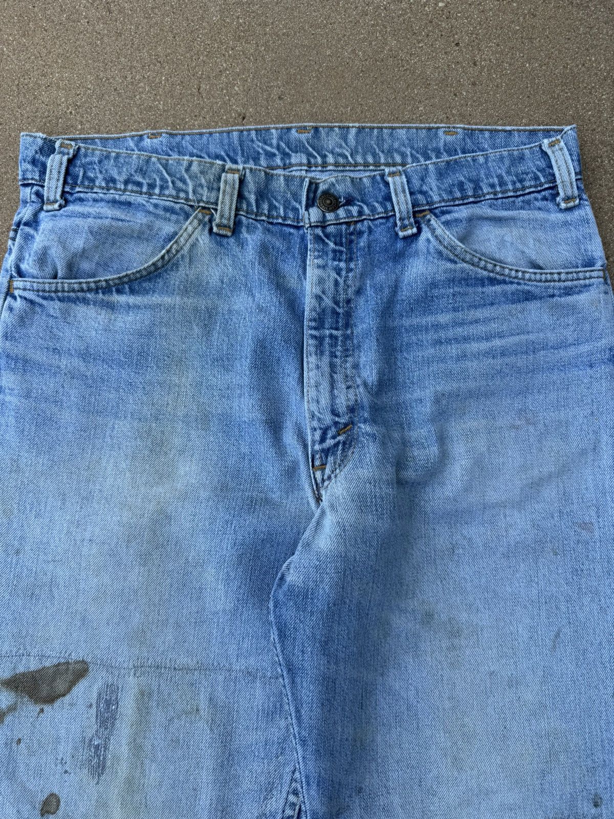 Levi's × Vintage Vtg 80’s Levi’s 646 Orange Tab Bellbottom Flare Jeans 34x31 Size US 34 / EU 50 - 4 Thumbnail