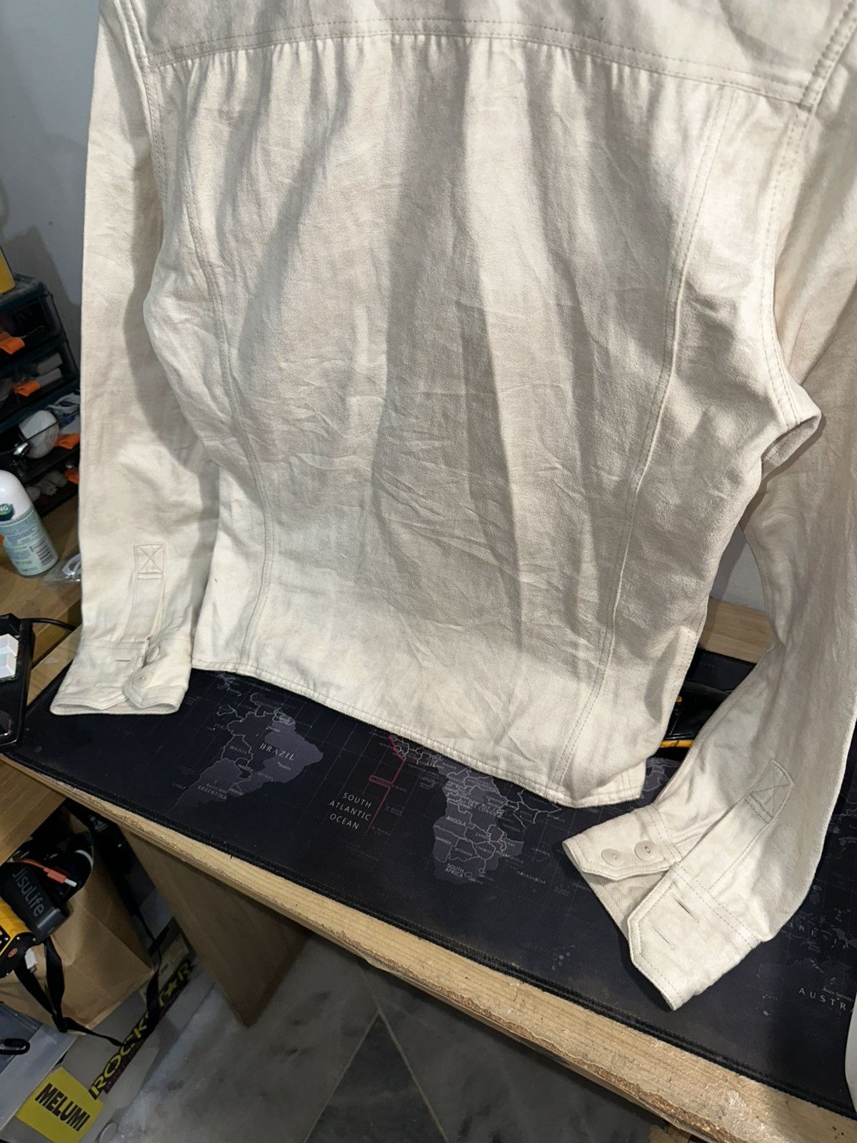 Tornado Mart Tornado Mart Button Up Suede Jacket Size M / US 6-8 / IT 42-44 - 11 Thumbnail
