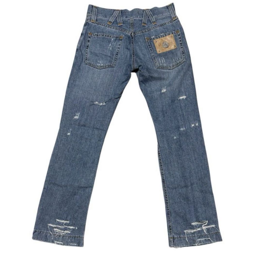 Dolce & Gabbana 2000s DOLCE & GABBANA DISTRESSED JEANS Size US 28 / EU 44 - 4 Thumbnail