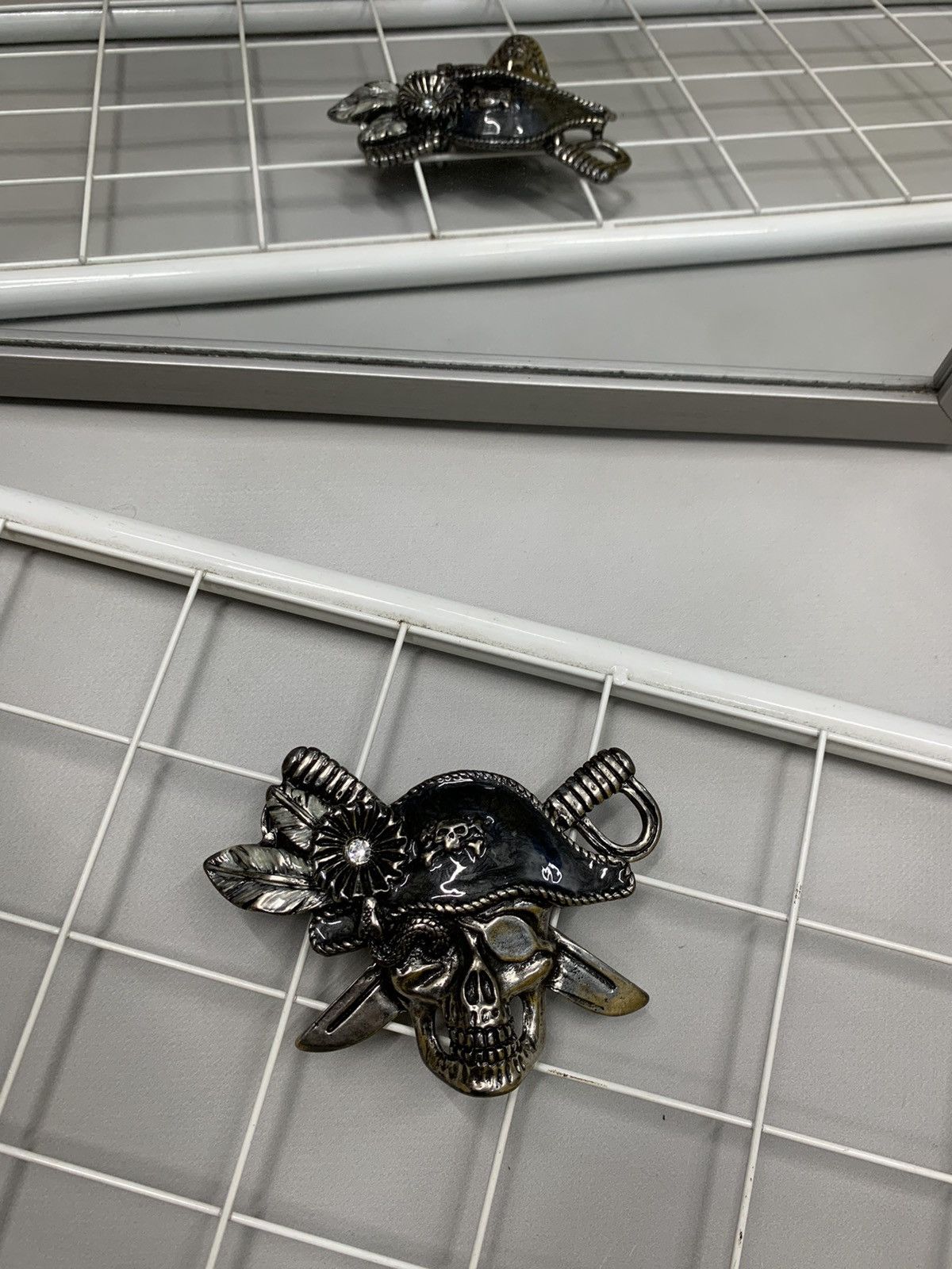 Vintage Skull belt Made in Italy vintage Size ONE SIZE - 2 Thumbnail