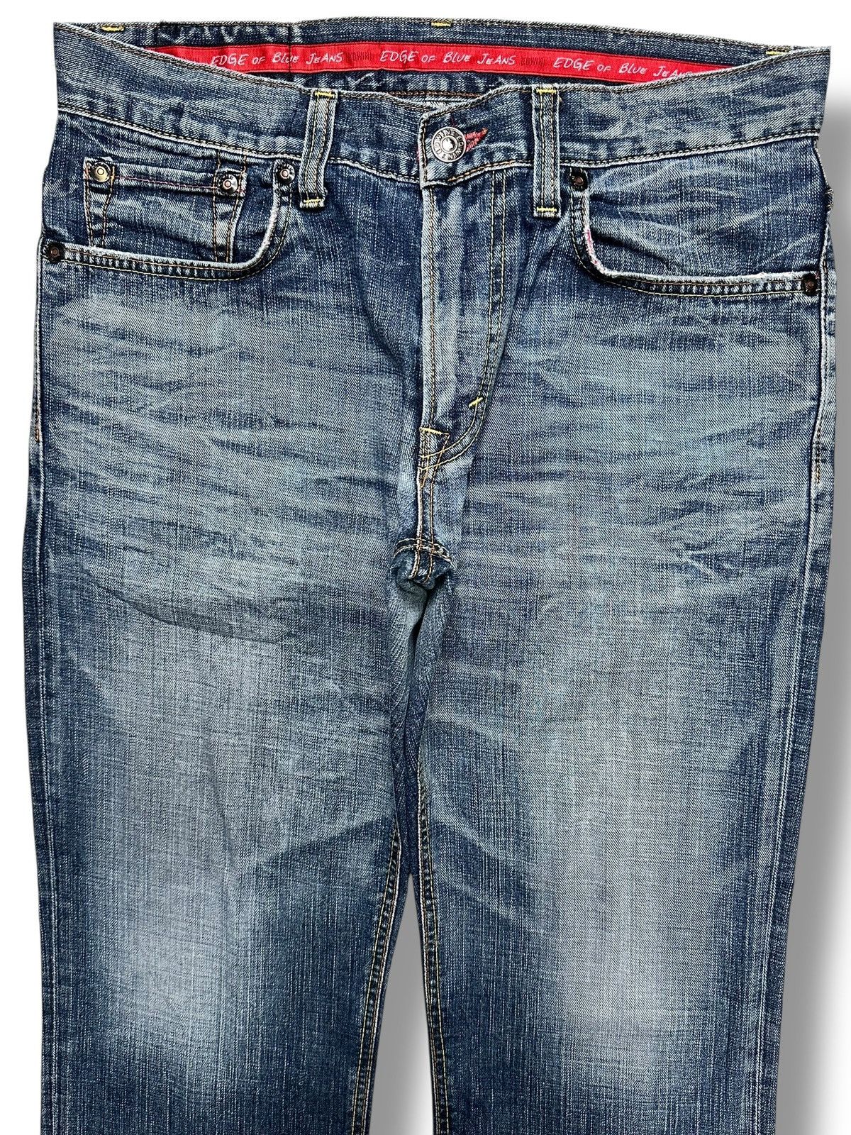 Edwin Edwin EDGE of BLUE JEANS Japan Straight Leg with Faded Wash Size US 35 - 2 Thumbnail