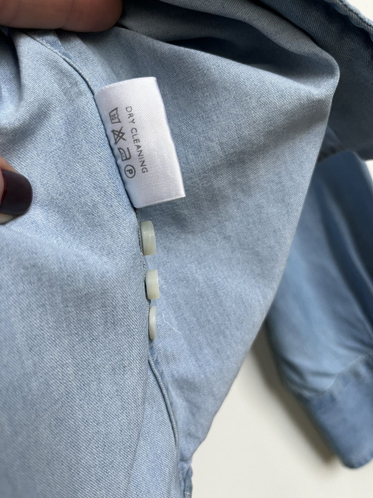 Loro Piana Casual Denim Shirt Size US XS / EU 42 / 0 - 10 Thumbnail