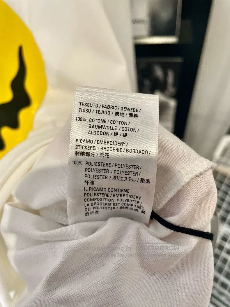 Balenciaga Balenciaga Smiling Face Printed Casual Long Sleeve White T Size US M / EU 48-50 / 2 - 6 Thumbnail