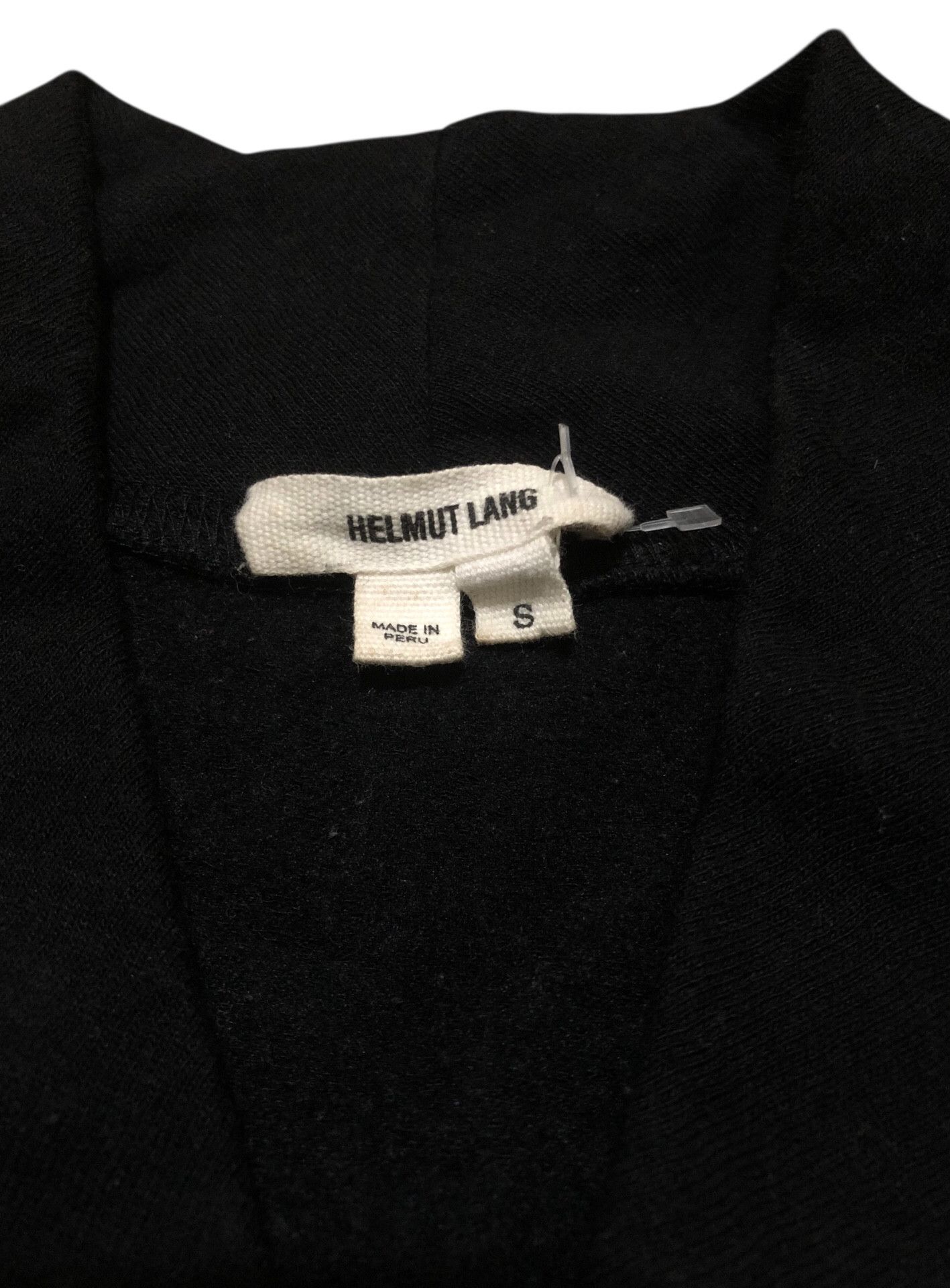 Helmut Lang 🔥HELMUT LANG Womens Black V Neck Sweater Pouch Pocket Shirt Size S / US 4 / IT 40 - 7 Thumbnail