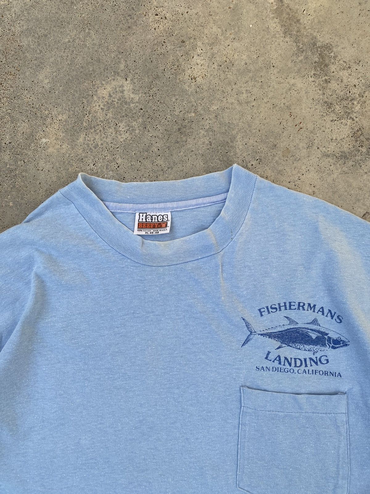 Hanes × Vintage Vintage 80s Hawaii Hanes Beefy Tees Size US L / EU 52-54 / 3 - 6 Thumbnail