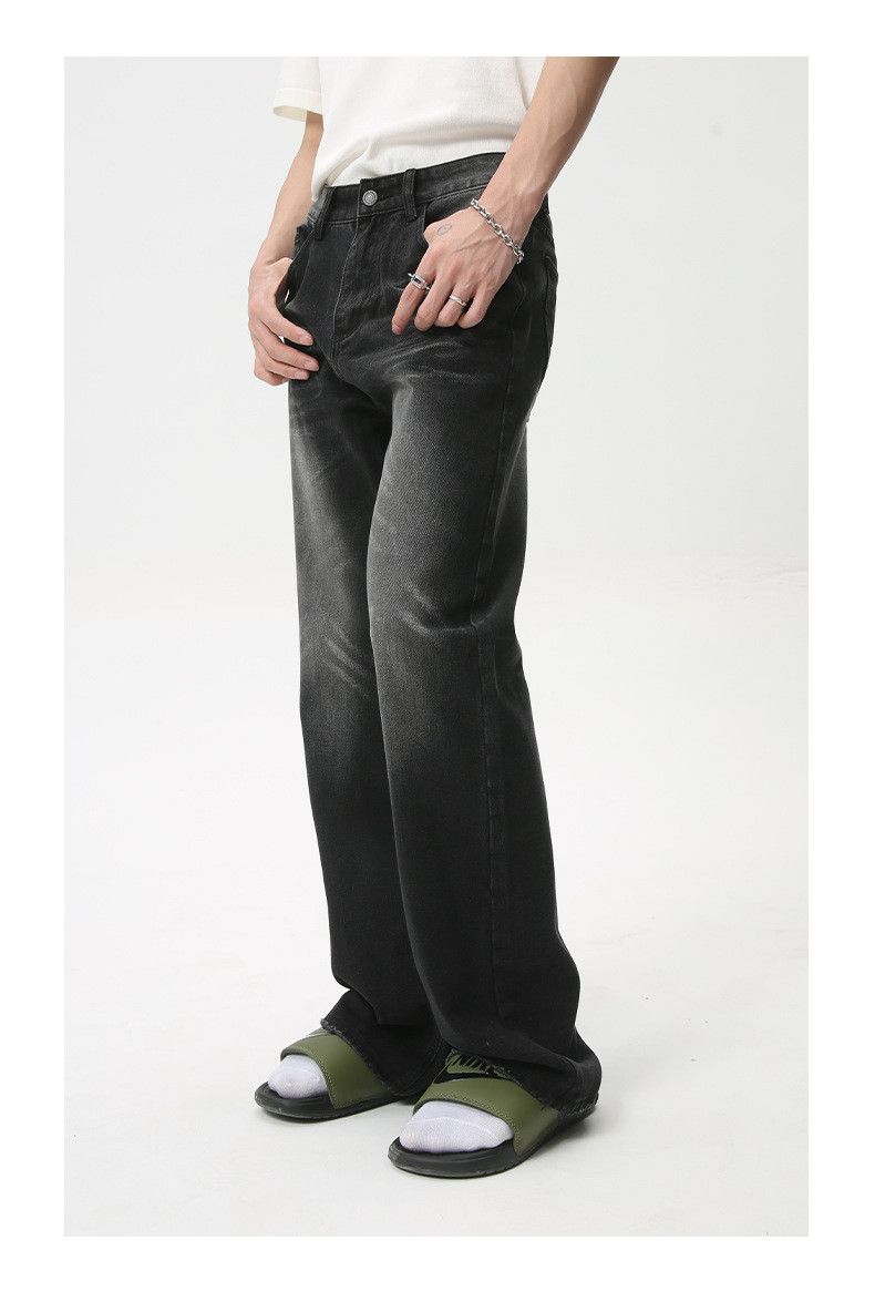 Japanese Brand × Jean Black Vintage Washed Relaxed Flared Jeans Size US 32 / EU 48 - 2 Thumbnail