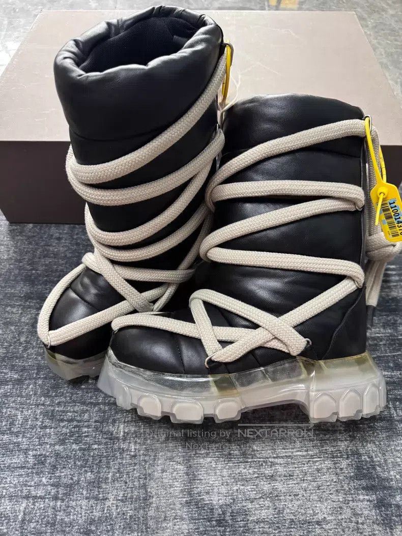 Rick Owens Rick Owens Crazy Lacing Octopus Bottom Snow Boots Size US 5.5 / IT 35.5 - 1 Thumbnail
