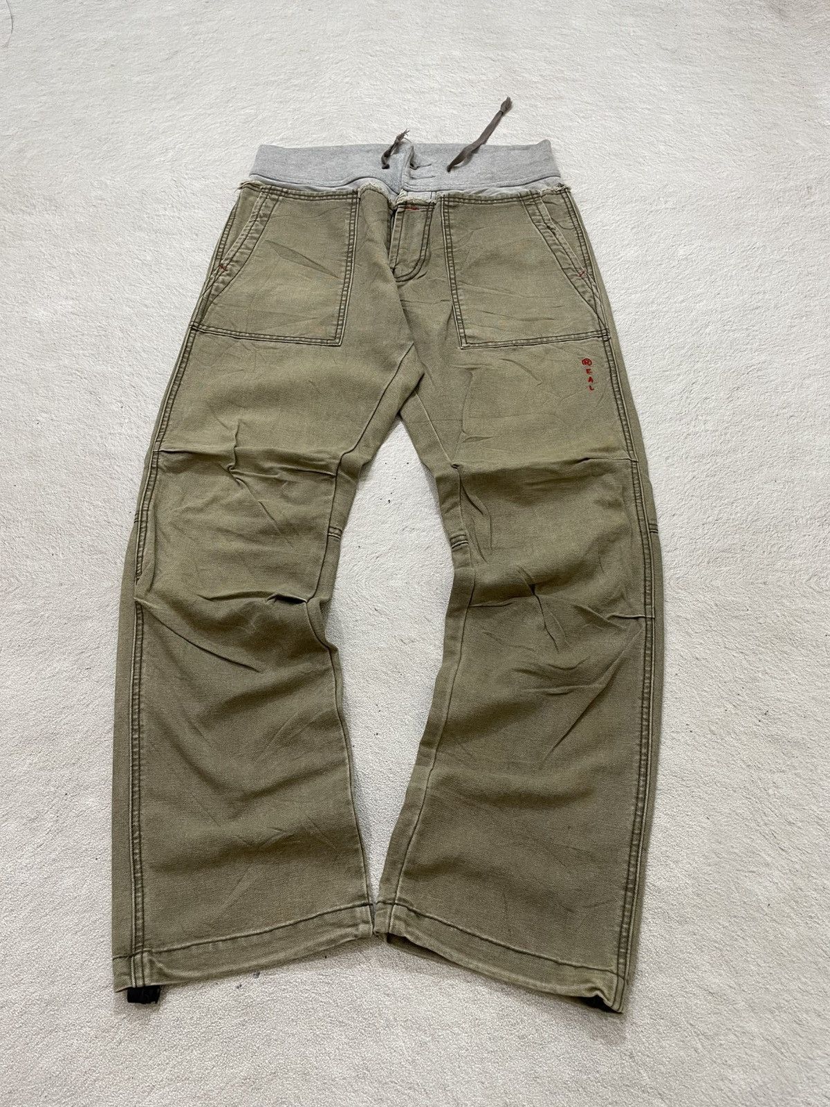 Japanese Brand 2000s RealBvoice Archival Y2K Big Logo Street Pants Japan Size US 32 / EU 48 - 2 Thumbnail