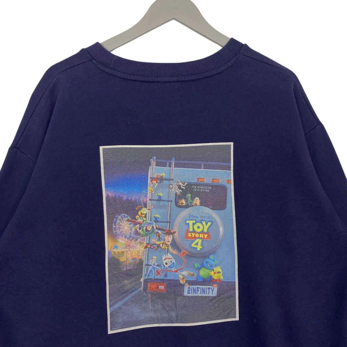 Vintage Vintage Toy Story 4 Sweatshirt Crewneck Navy Blue Size XL Size US XL / EU 56 / 4 - 4 Thumbnail