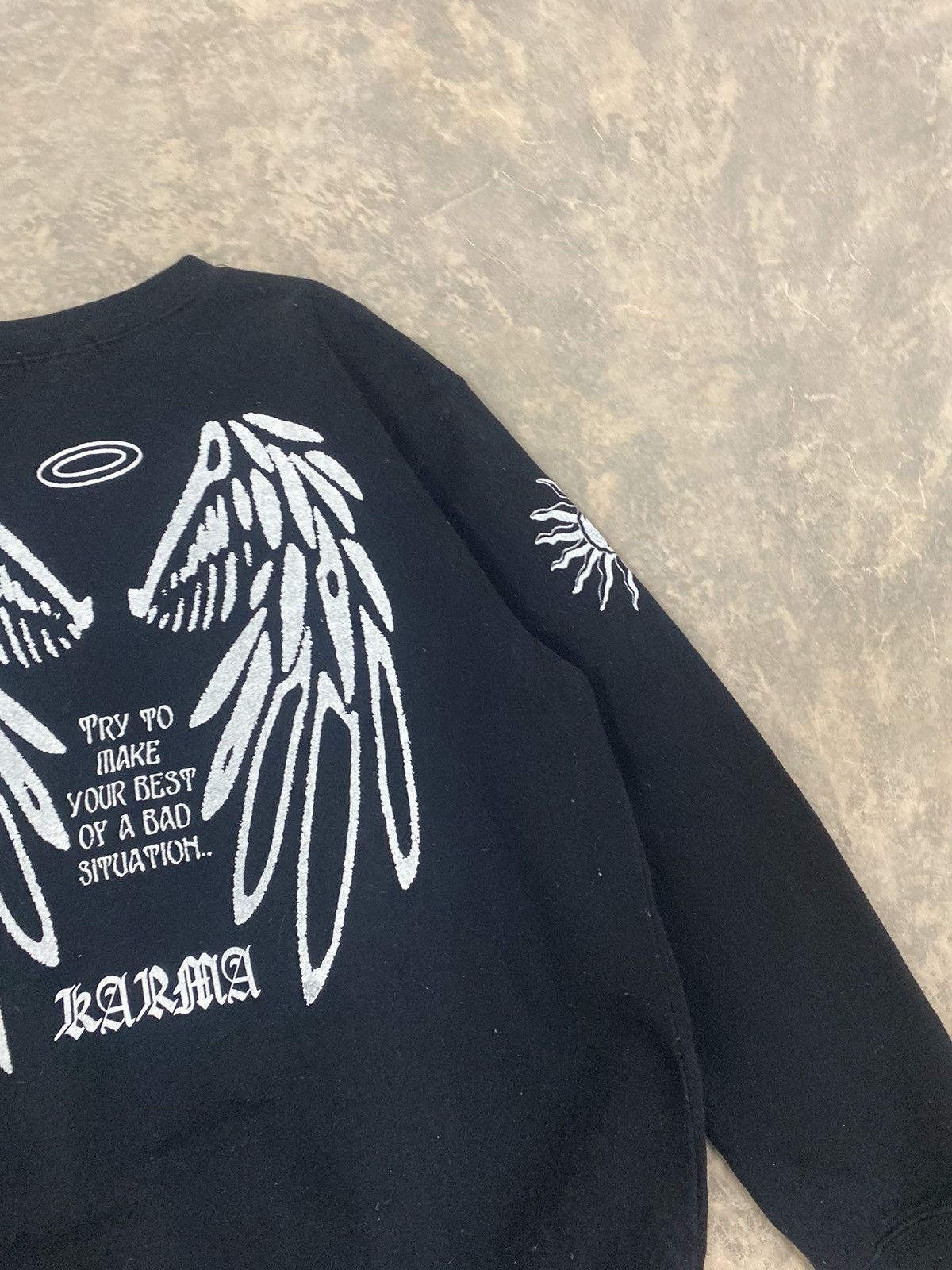 Vintage KARMA JAPAN PUNK LGB SWEATSHIRT Y2K Size US L / EU 52-54 / 3 - 4 Thumbnail