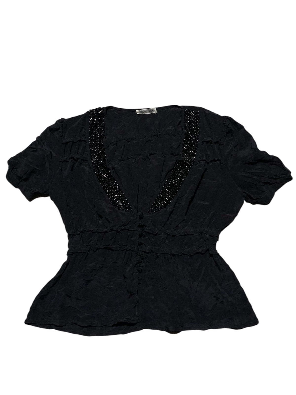 Issey Miyake 🐍 Tsumori Chisato 100% Silk Blouses Size S / US 4 / IT 40 - 1 Thumbnail