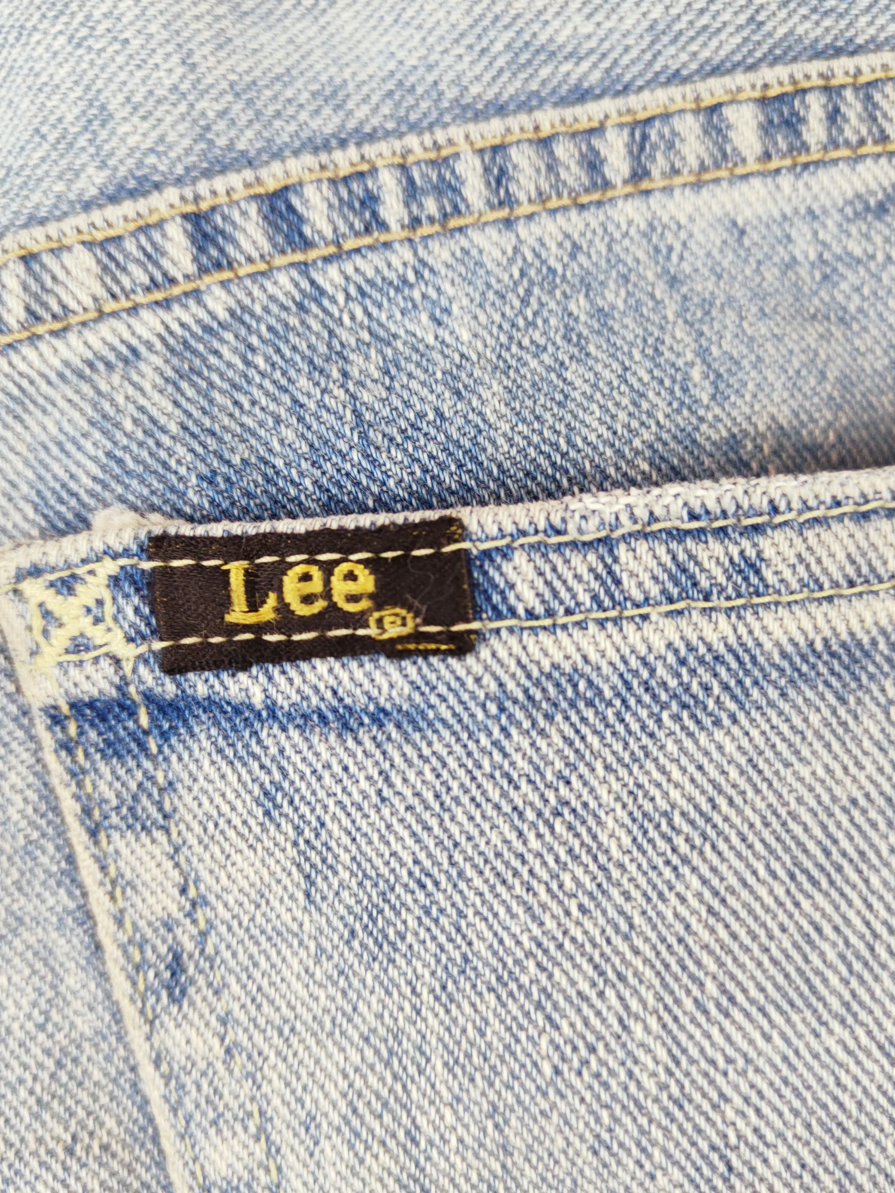 Japanese Brand Lee Blue Faded Distressed Ripped Jeans #W797 Size US 32 / EU 48 - 7 Thumbnail