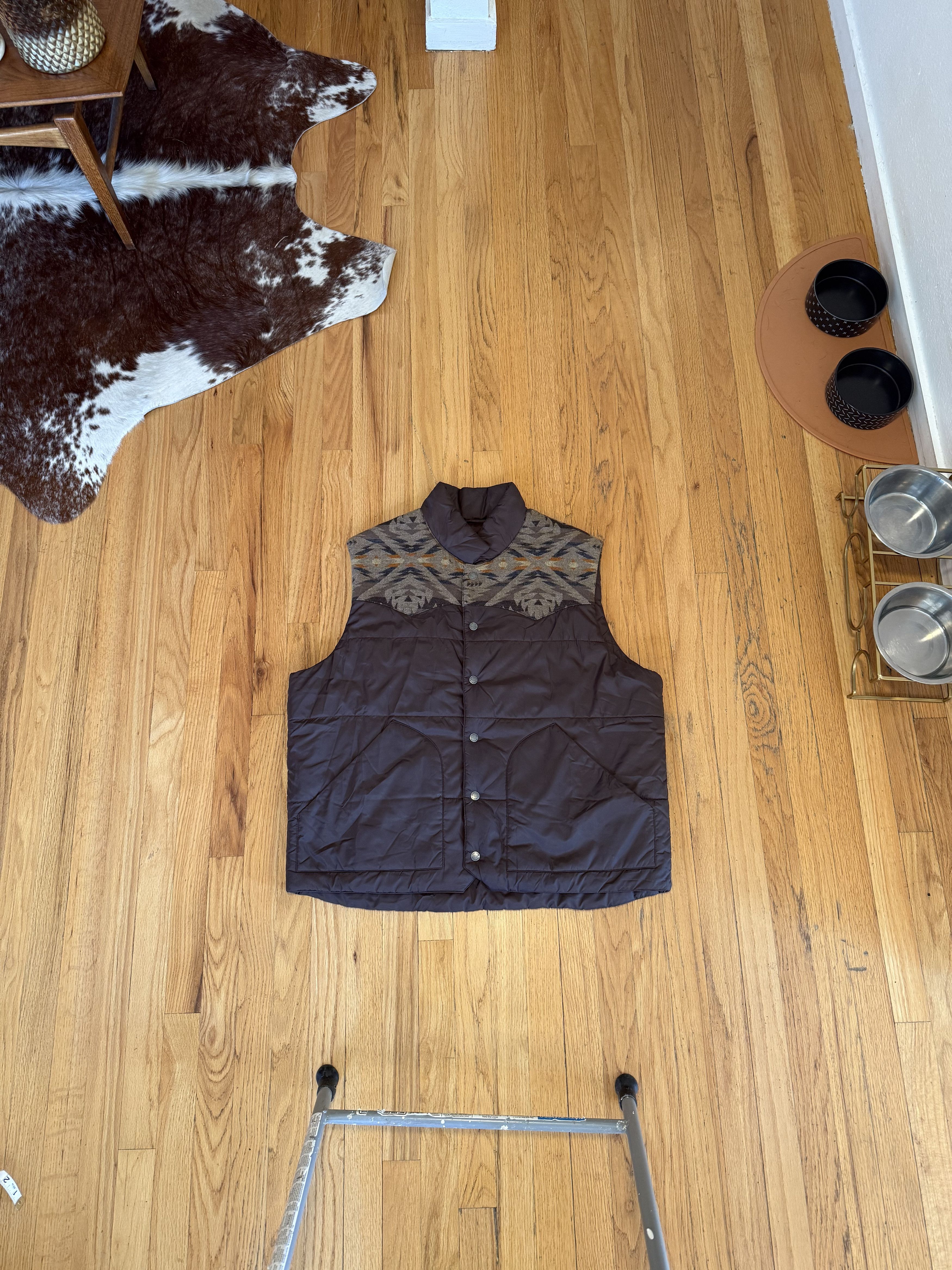 Pendleton Rare Pendleton Diamond Desert Pattern Puffer Down Vest - XL Size US XL / EU 56 / 4 - 7 Thumbnail