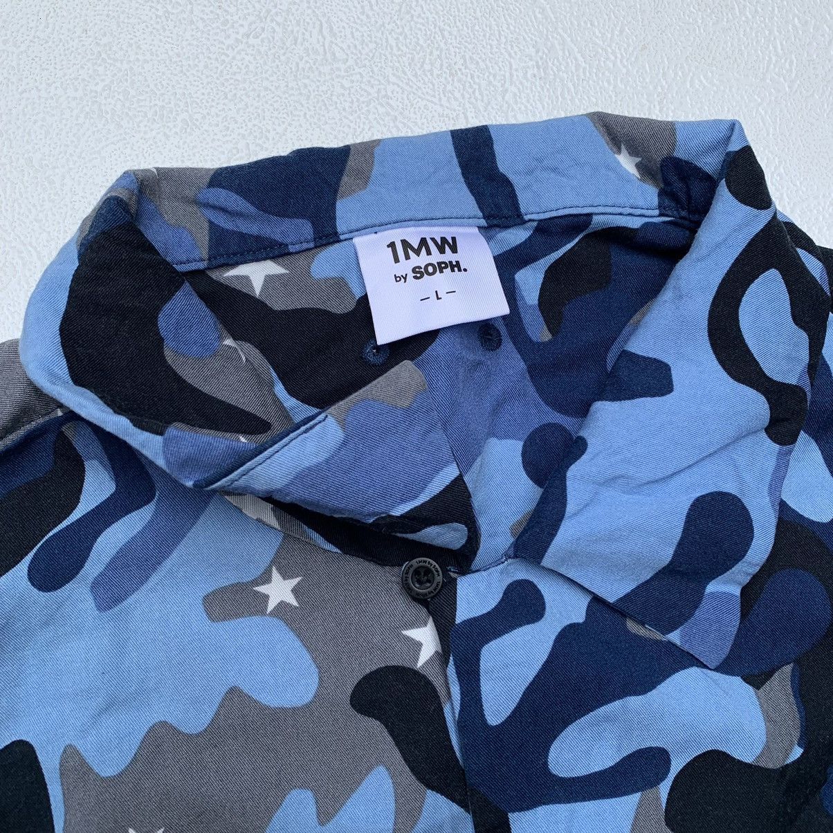 GU Gu x sophnet camouflage star open collar shirt Size US L / EU 52-54 / 3 - 4 Thumbnail