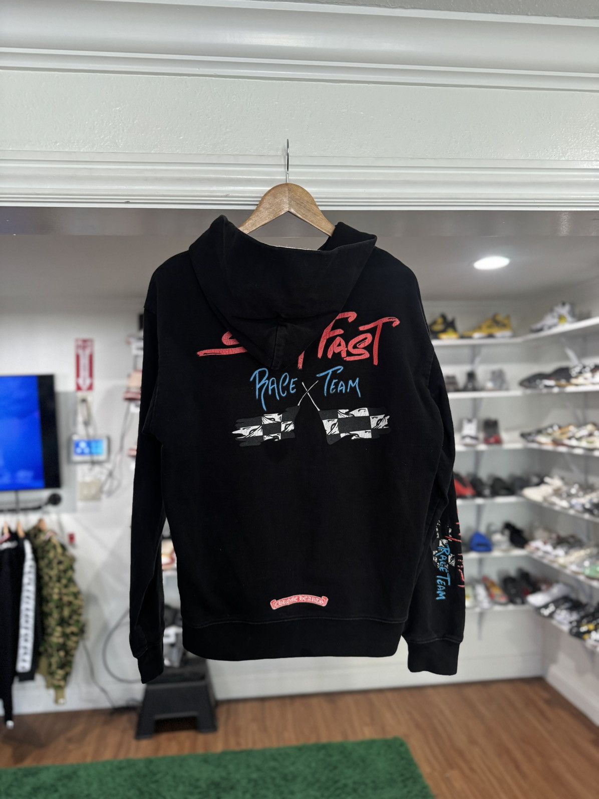 Chrome Hearts Matty Boy Stay Fast Hoodie | Grailed