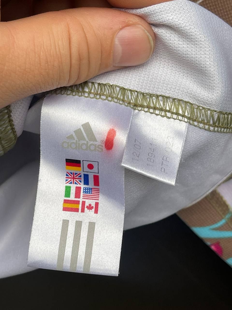 Vintage Adidas SF Paris Rugby floral jersey shirt France 2007 Size US M / EU 48-50 / 2 - 8 Thumbnail