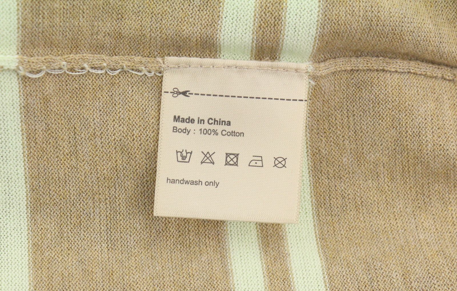 Scotch & Soda M Brown Striped Crew Neck Knitted Pull On Jumper 91036 Size US M / EU 48-50 / 2 - 9 Thumbnail