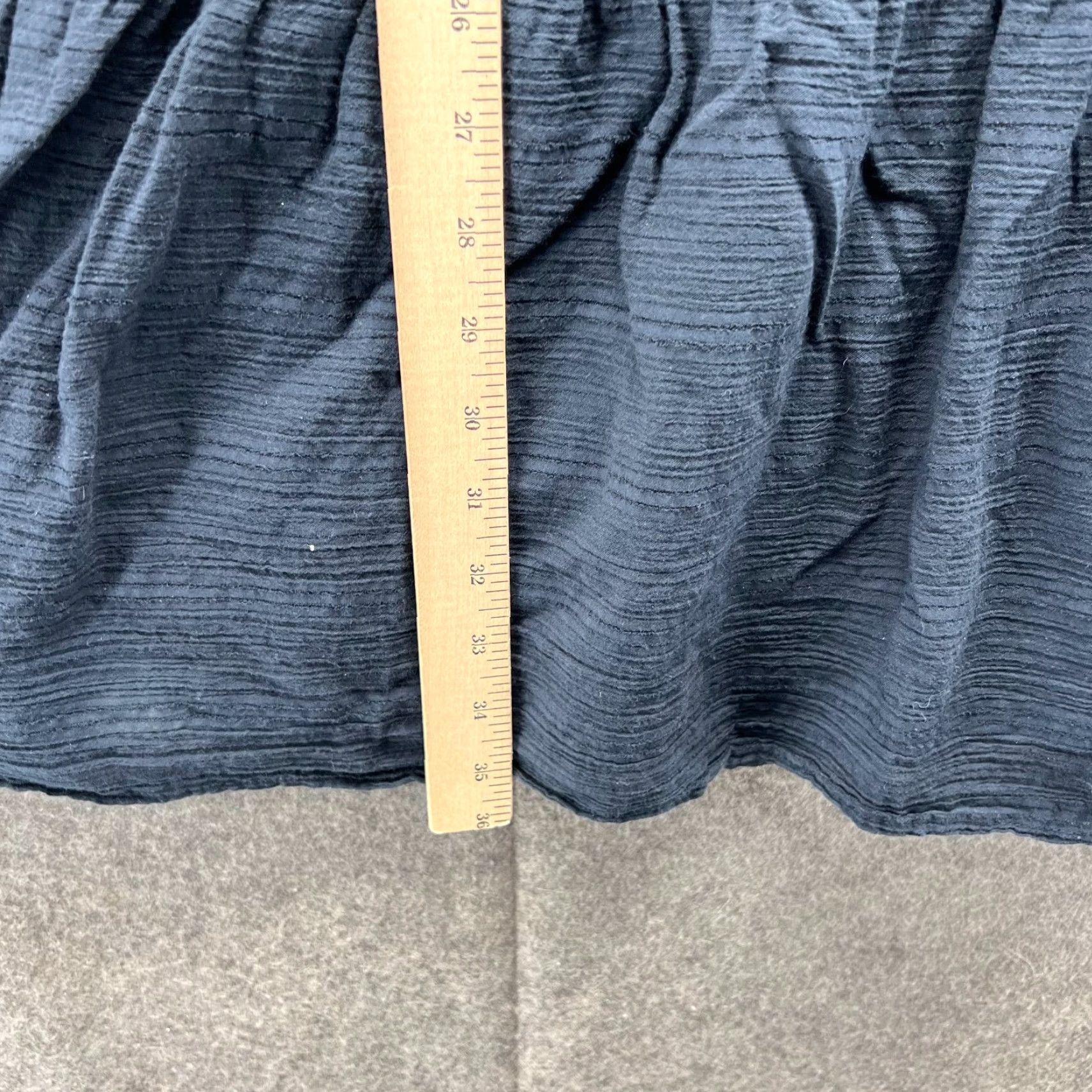 James Perse James Perse Dress Women 0 Blue Italy Cotton V Neck Striped Collage Stripe Shirting A lin Size XS / US 0-2 / IT 36-38 - 4 Thumbnail