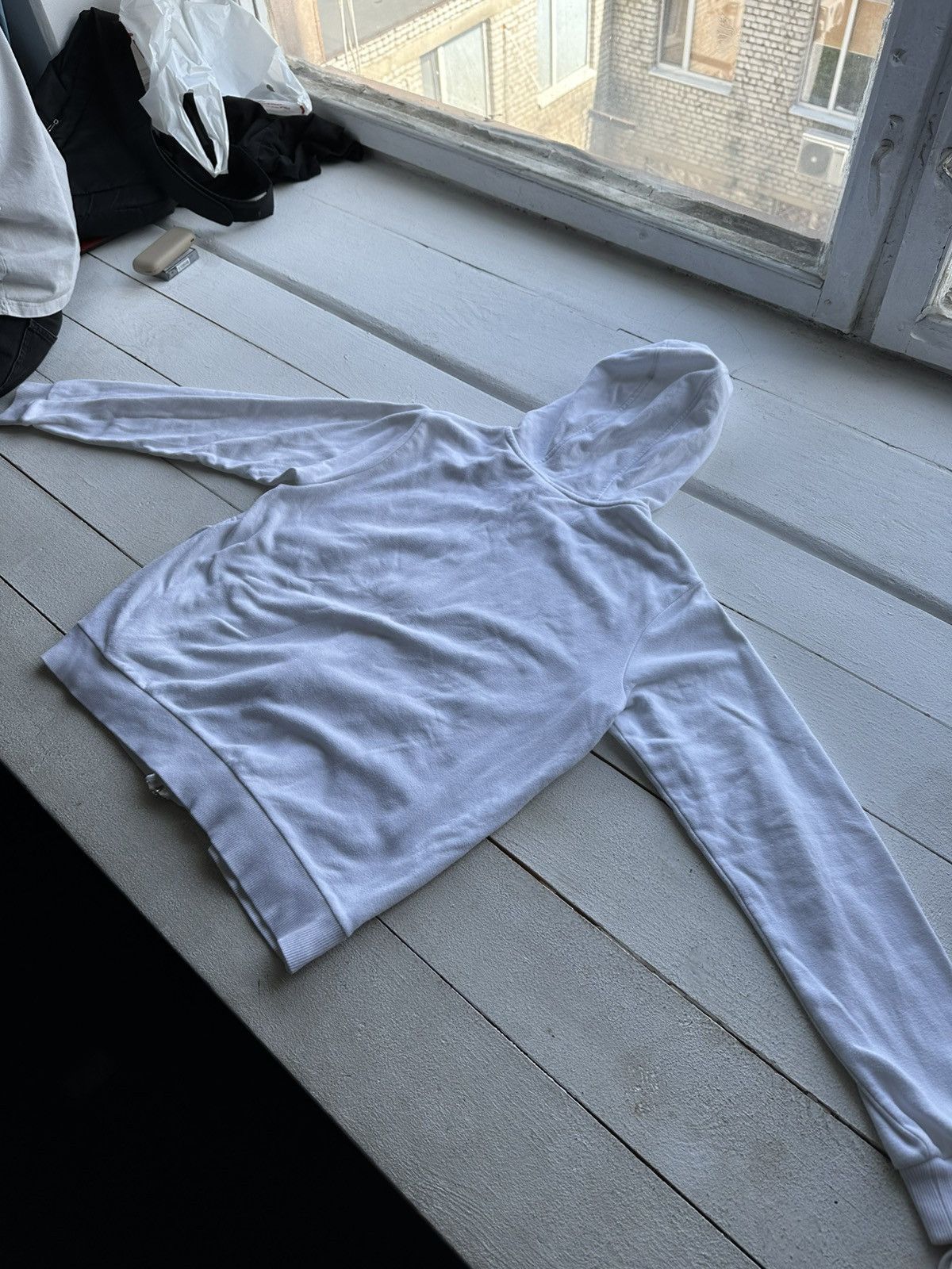 Nike × Vintage 🚨Nike Y2K White BOXY Hoodie RARE Vintage Skategang Drill Size US S / EU 44-46 / 1 - 6 Thumbnail