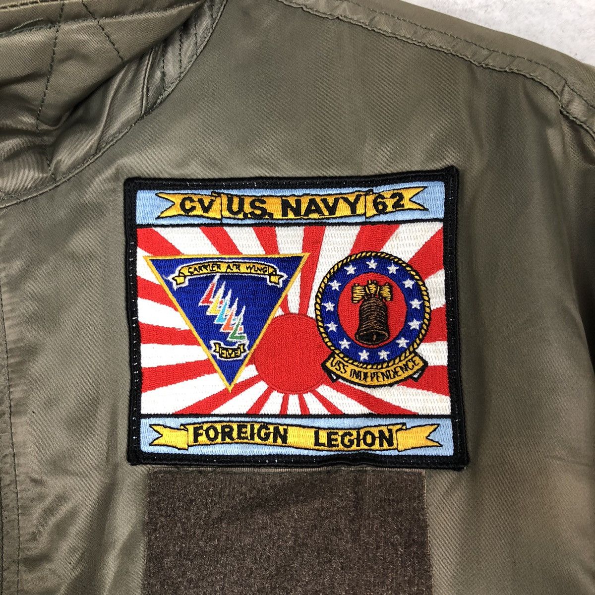 Vintage Vintage Fly Bomber Jacket Riot Riot Lucky Strike Full Patch Size US L / EU 52-54 / 3 - 20 Thumbnail