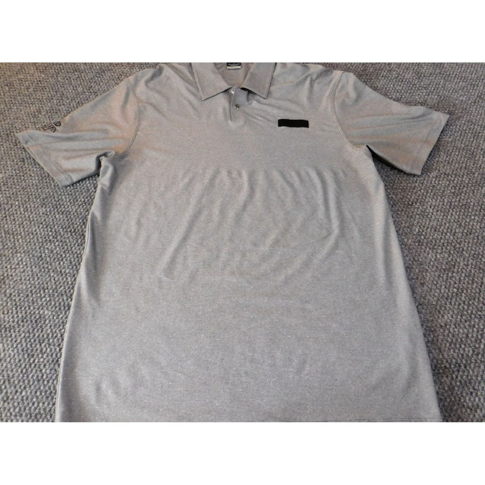 Nike Tiger Woods Nike Polo Mens Medium Gray Dri-fit Golf Stretch Active Polo Shirt Size US M / EU 48-50 / 2 - 4 Thumbnail