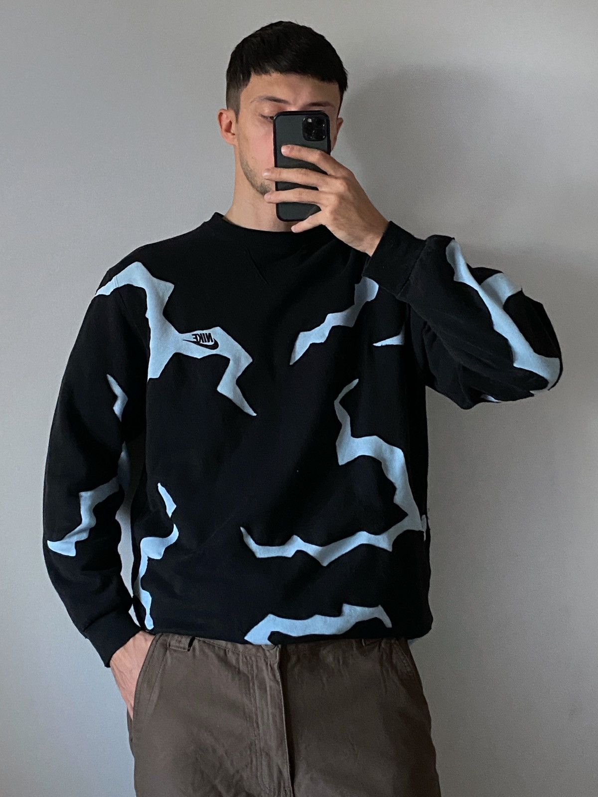 Nike Nike cracks reworked sweatshirt Size US L / EU 52-54 / 3 - 2 Thumbnail