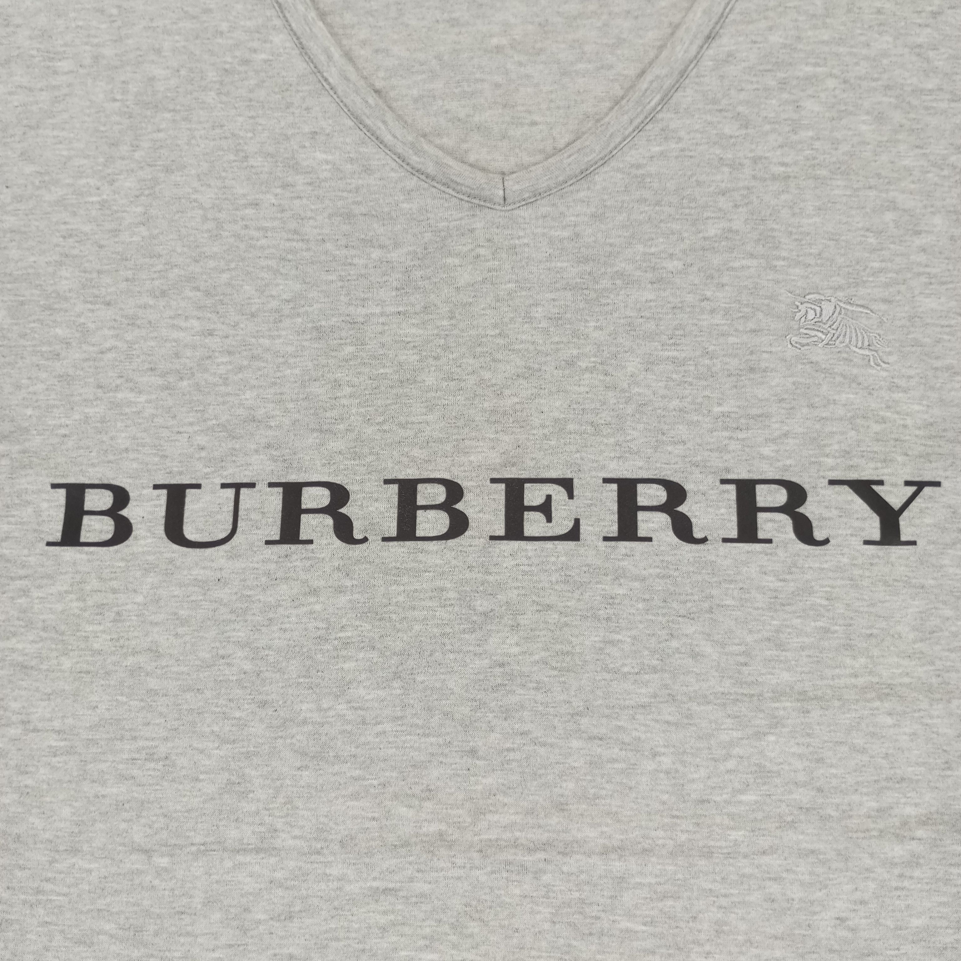 Burberry × Vintage Burberry Black Label Center Design Custom Tshirt Size US M / EU 48-50 / 2 - 2 Thumbnail