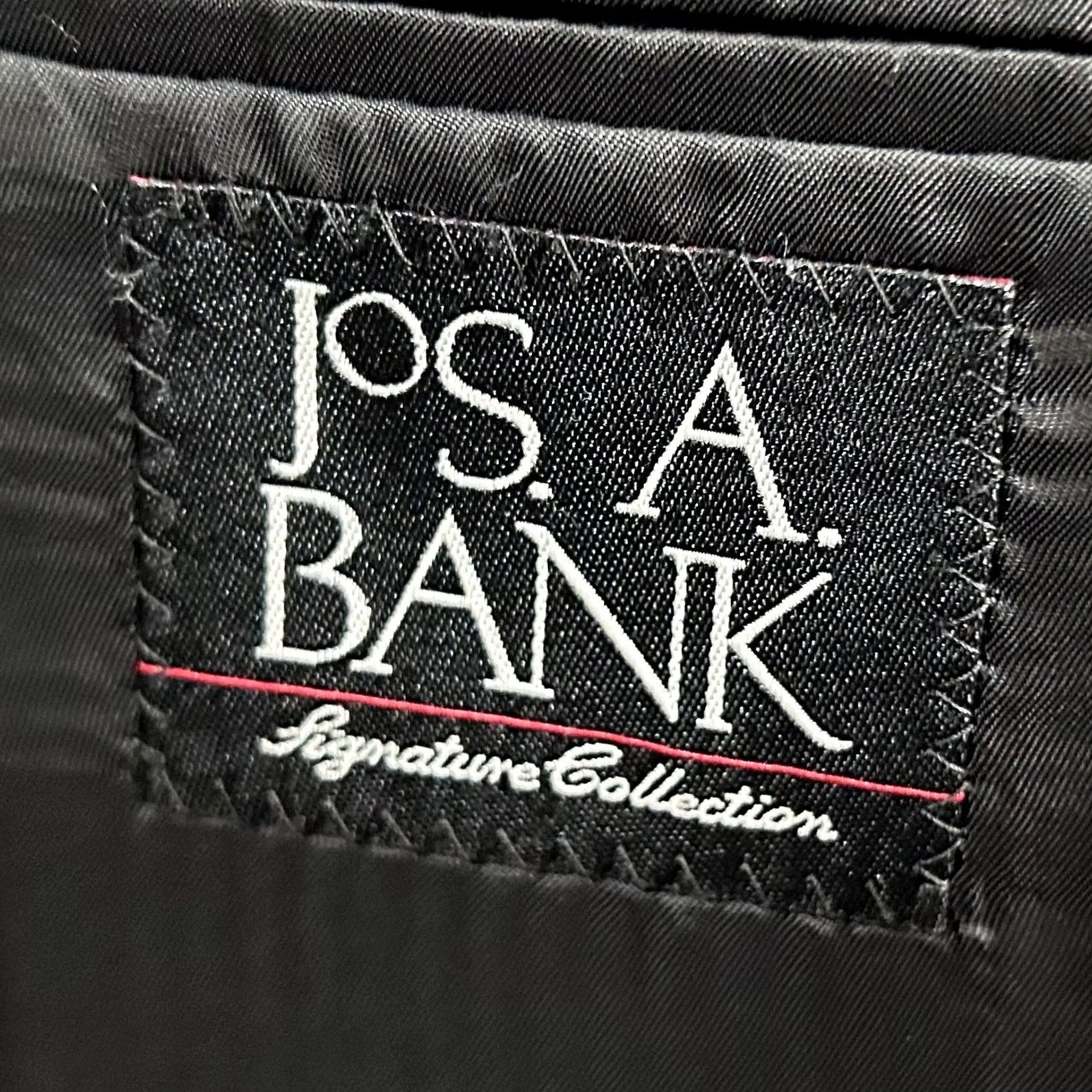 Jos. A. Bank Jos A Bank 46R Sport Coat 100% Wool Gray Herringbone Two-Button Lined Vented Size US XS / EU 42 / 0 - 3 Thumbnail