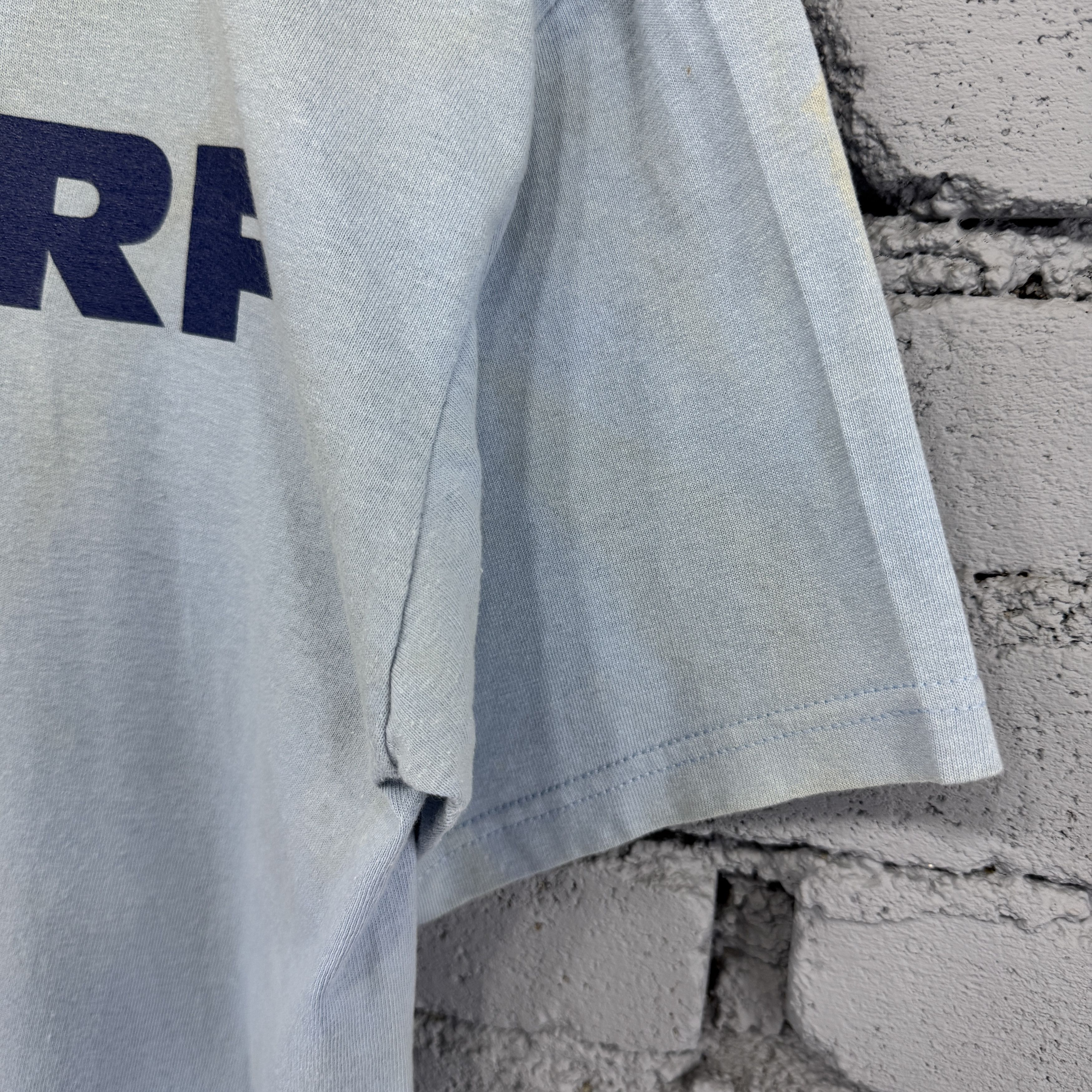 Vintage Vintage Light Blue E.T. Surf Graphic Sunfaded Tshirt Size US M / EU 48-50 / 2 - 10 Thumbnail
