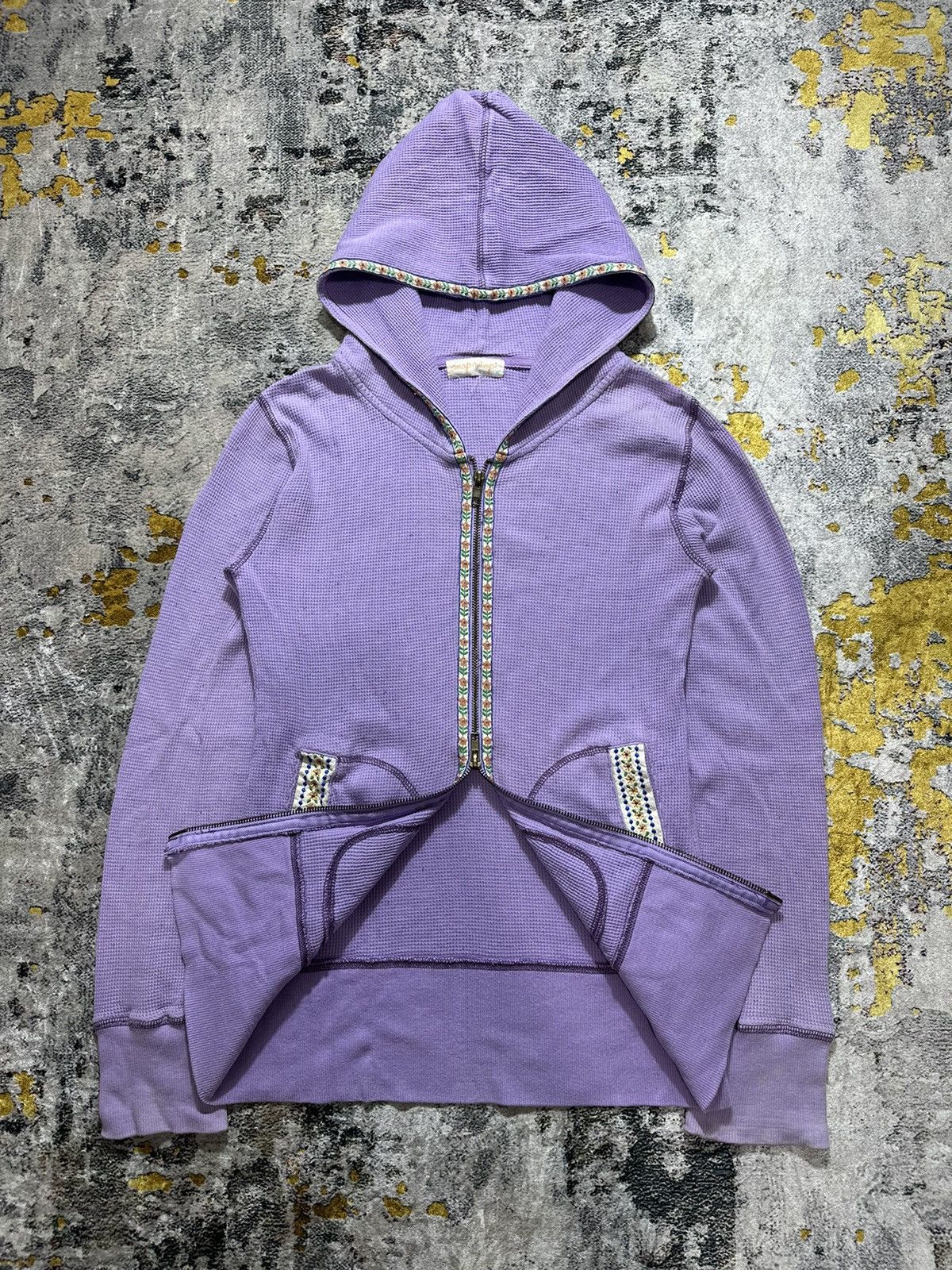 20471120 UNDEFINED THERMAL ANAP ZIP HOODIE PLAYBOI CARTI STYLE Size US XS / EU 42 / 0 - 5 Thumbnail