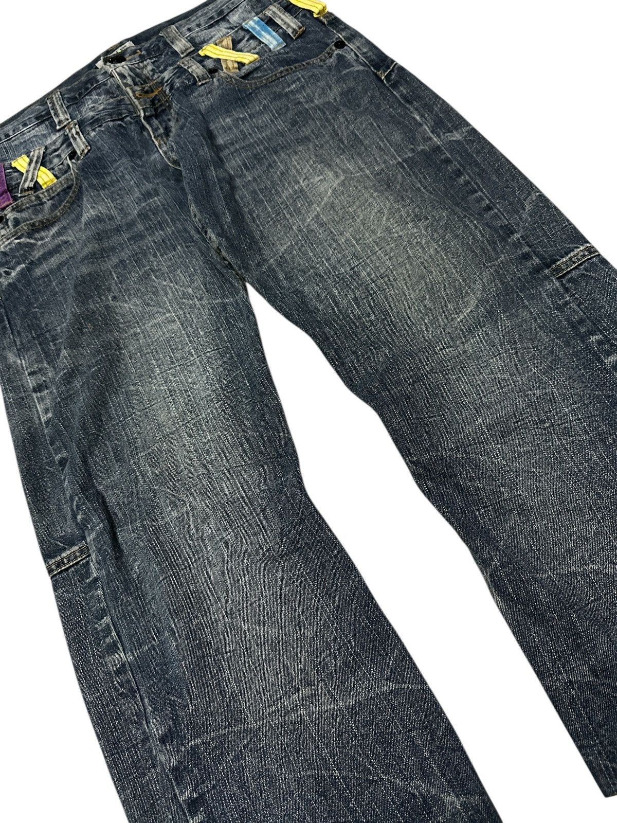 Kapital Native Double Focus Doube Waist Denim. Size US 34 / EU 50 - 8 Thumbnail