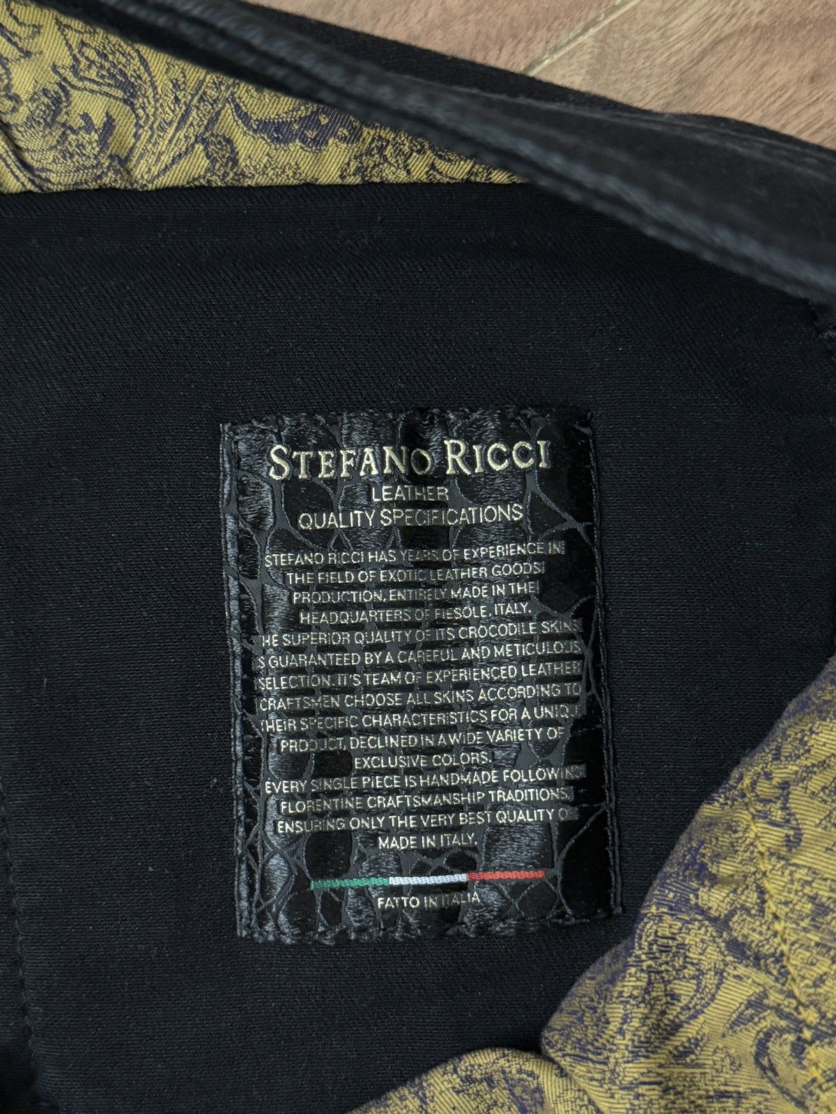 Stefano Ricci Stefan Ricci crocodile leather denim jeans Size US 33 - 7 Thumbnail