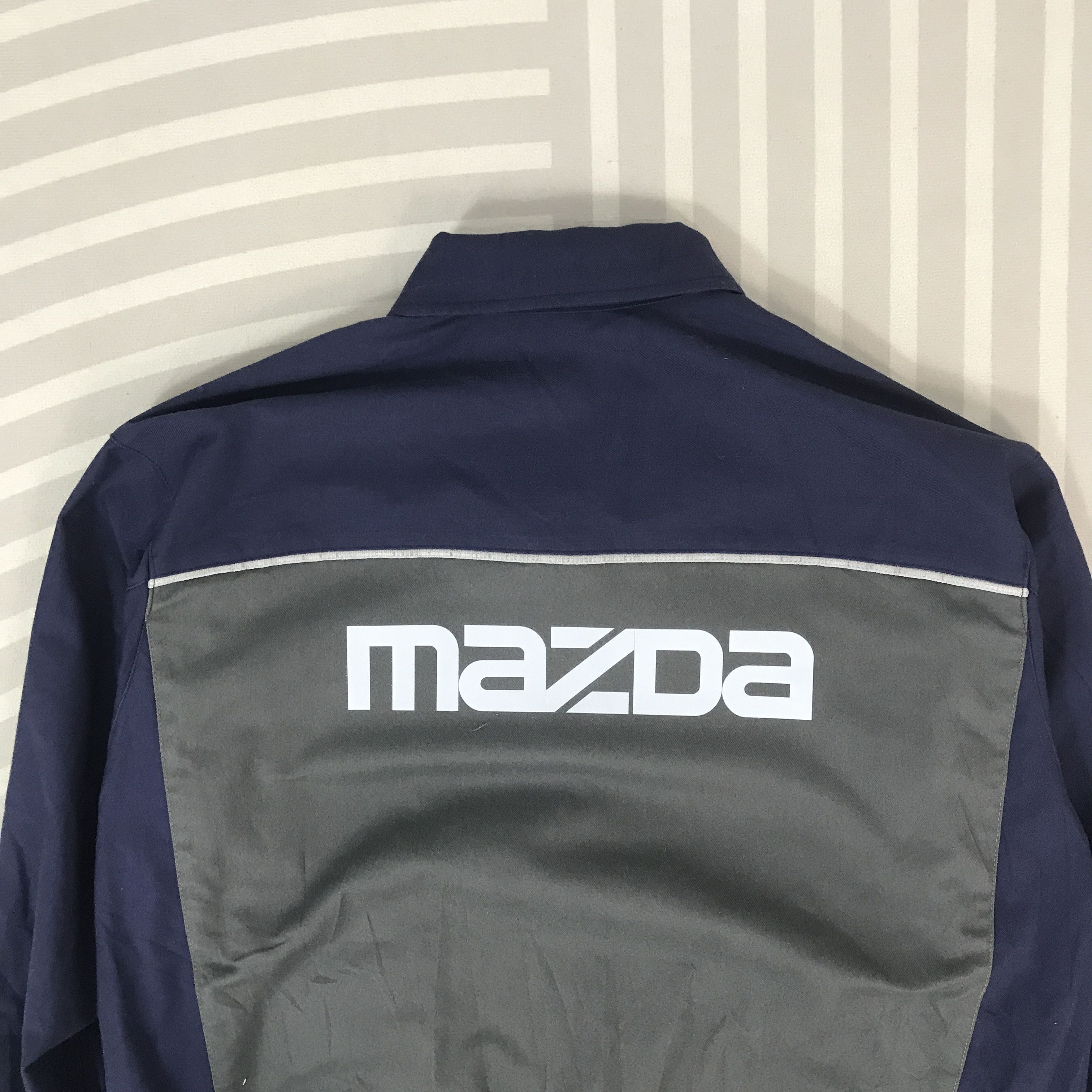 Japanese Brand Vintage Mazda Racing work uniform custom Jacket K62B22 Size US L / EU 52-54 / 3 - 4 Thumbnail