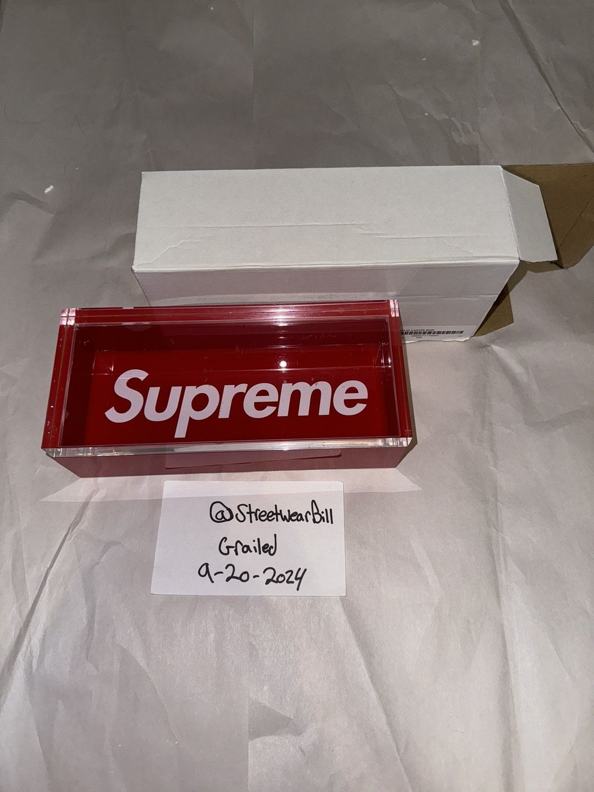 Supreme Acrylic Lucite Box