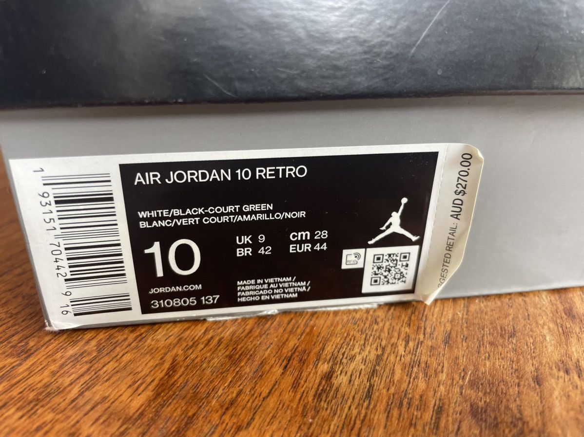Jordan Brand Jordan 10 Retro Seattle Size US 10 / EU 43 - 3 Thumbnail