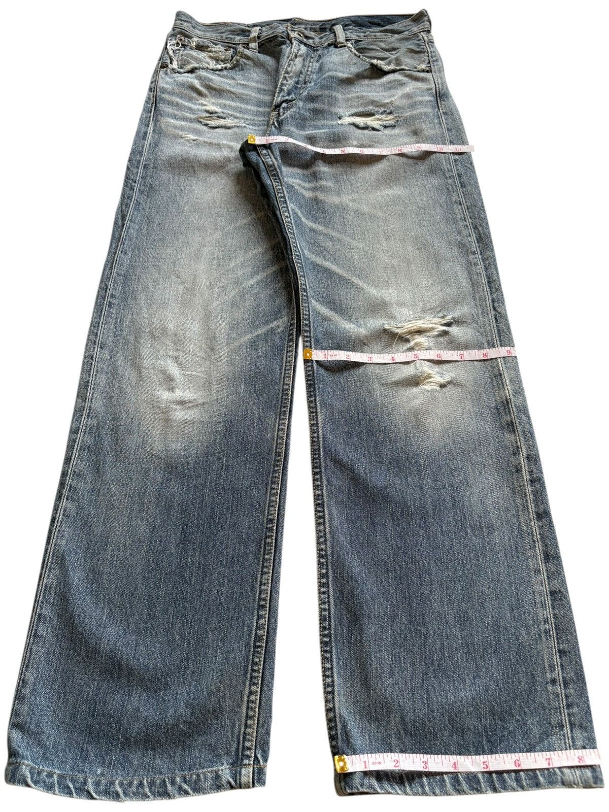 Levi's Vintage 90s Levis 503 Faded Wash Distressed Baggy Jeans Size US 30 / EU 46 - 14 Thumbnail