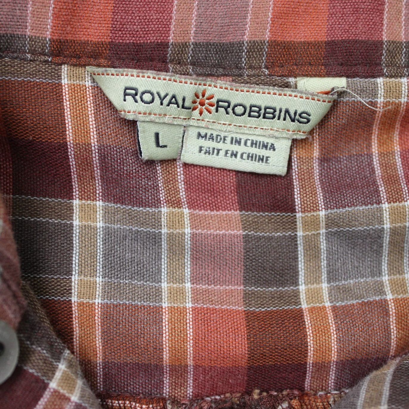 Royal Robbins Royal Robbins Shirt Women L Red Plaid Collar Button-Up Long Sleeve Vintage? No (adjusted) Size L / US 10 / IT 46 - 6 Thumbnail