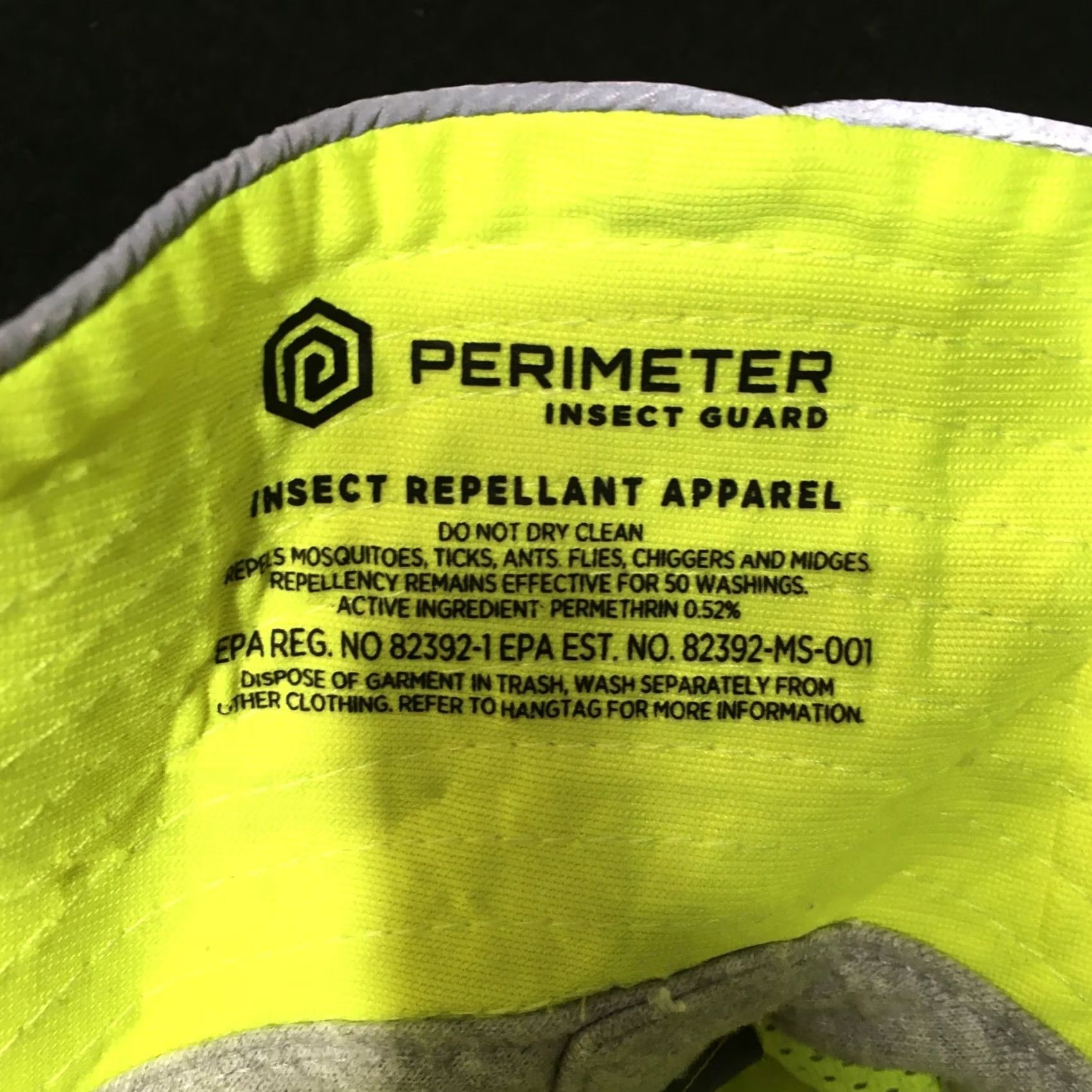 Vintage utility perimeter Ranger Hat HI VIS YELLOW S/M insect repellent Workwear Men Size ONE SIZE - 7 Thumbnail