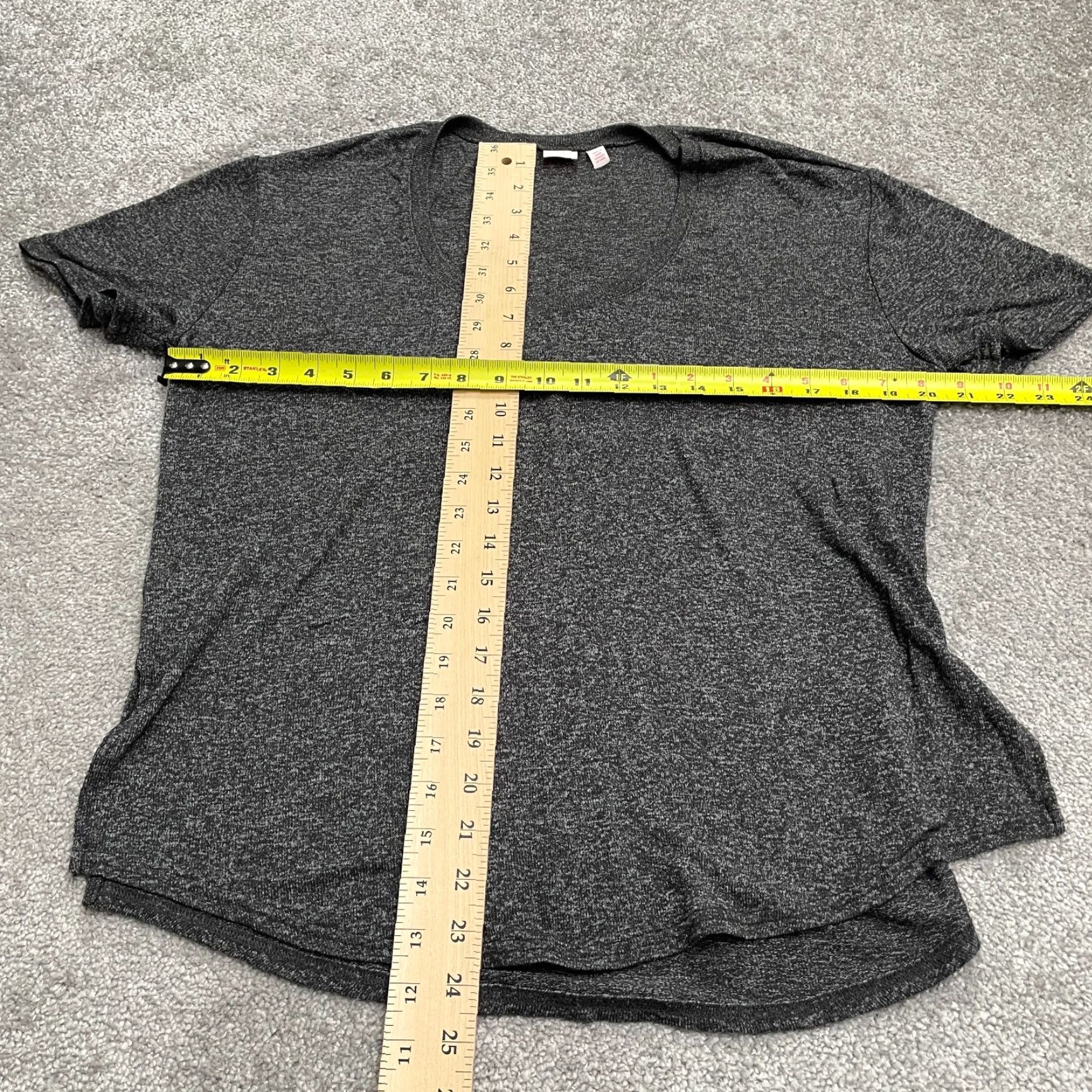 Vintage Make + Model T-Shirt Womens Adult Medium Dark Gray Scoop Neck Short Sleeve Tee Basic Size M / US 6-8 / IT 42-44 - 7 Thumbnail