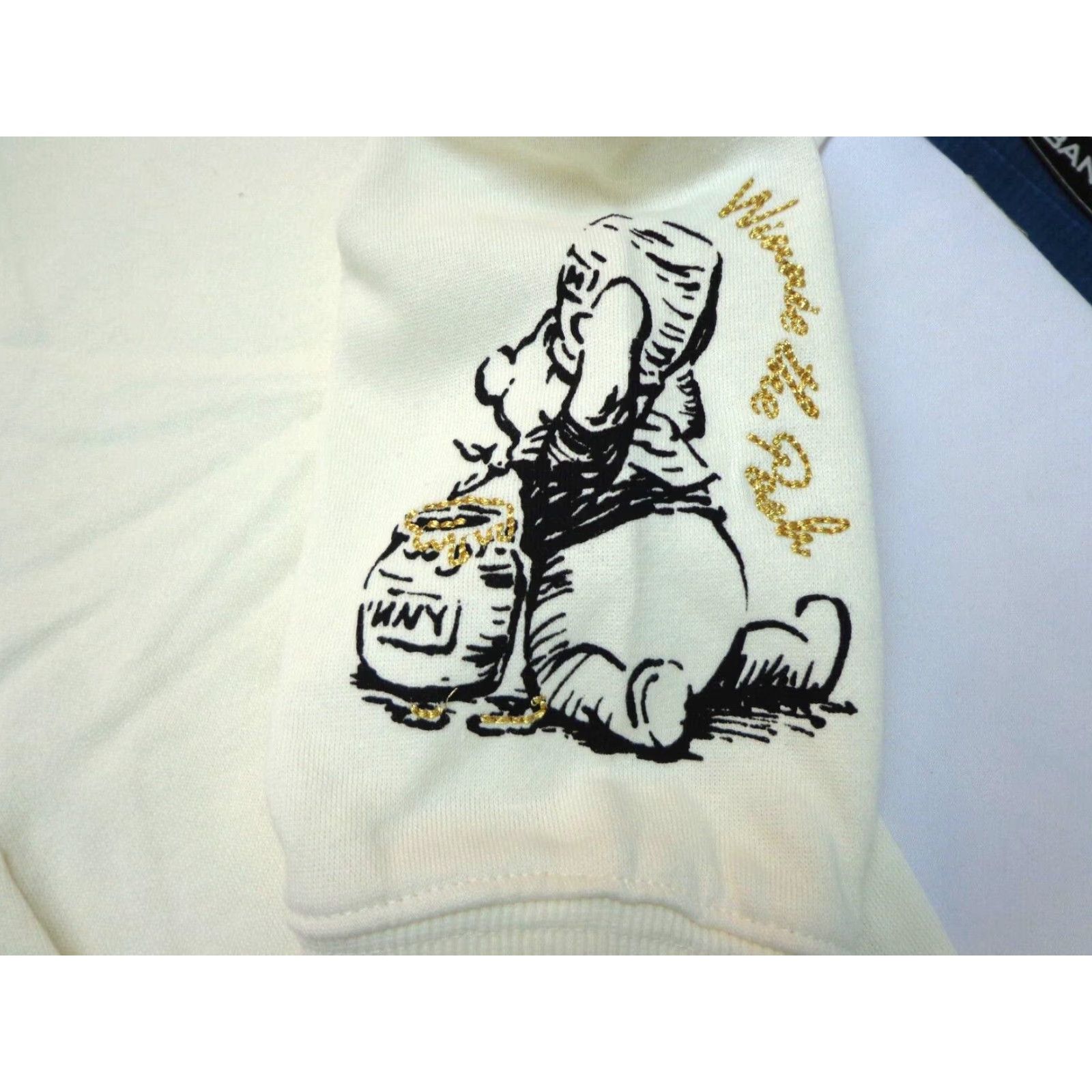 Disney Disney Winnie The Pooh & Friends Hoodie Sweatshirt Womens L Ivory Pullover NEW Size L / US 10 / IT 46 - 3 Thumbnail