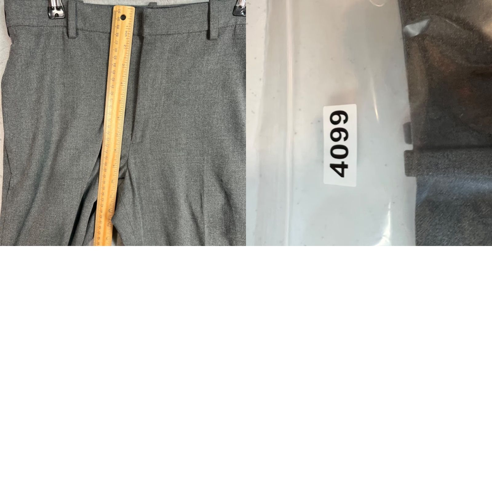 Uniqlo Uniqlo Slim Dress Pants Men's 27-30 29 In Gray Polyester Blend Flat Front Tapered Size US 29 - 8 Thumbnail