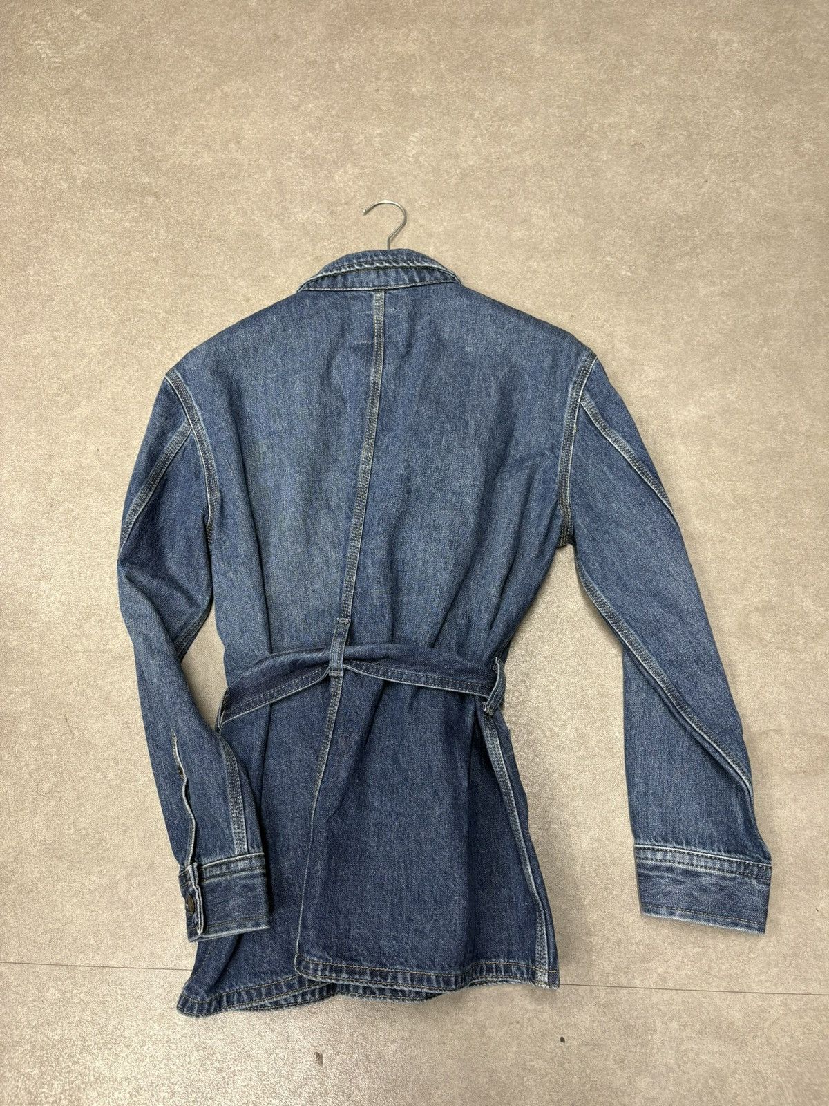 Ralph Lauren Navy Denim Belted Jacket Ralph Lauren Women’s L – New Size L / US 10 / IT 46 - 5 Thumbnail