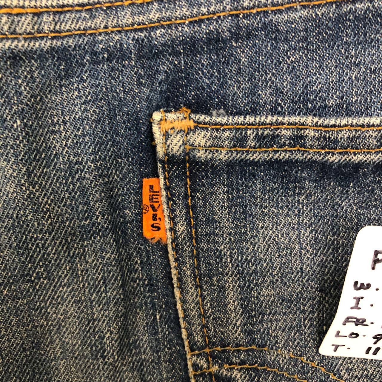 Levi's P750 VTG BIG E OREN TAG BUTTON NO 10 FLARED LEVI'S JEANS Size US 30 / EU 46 - 4 Thumbnail