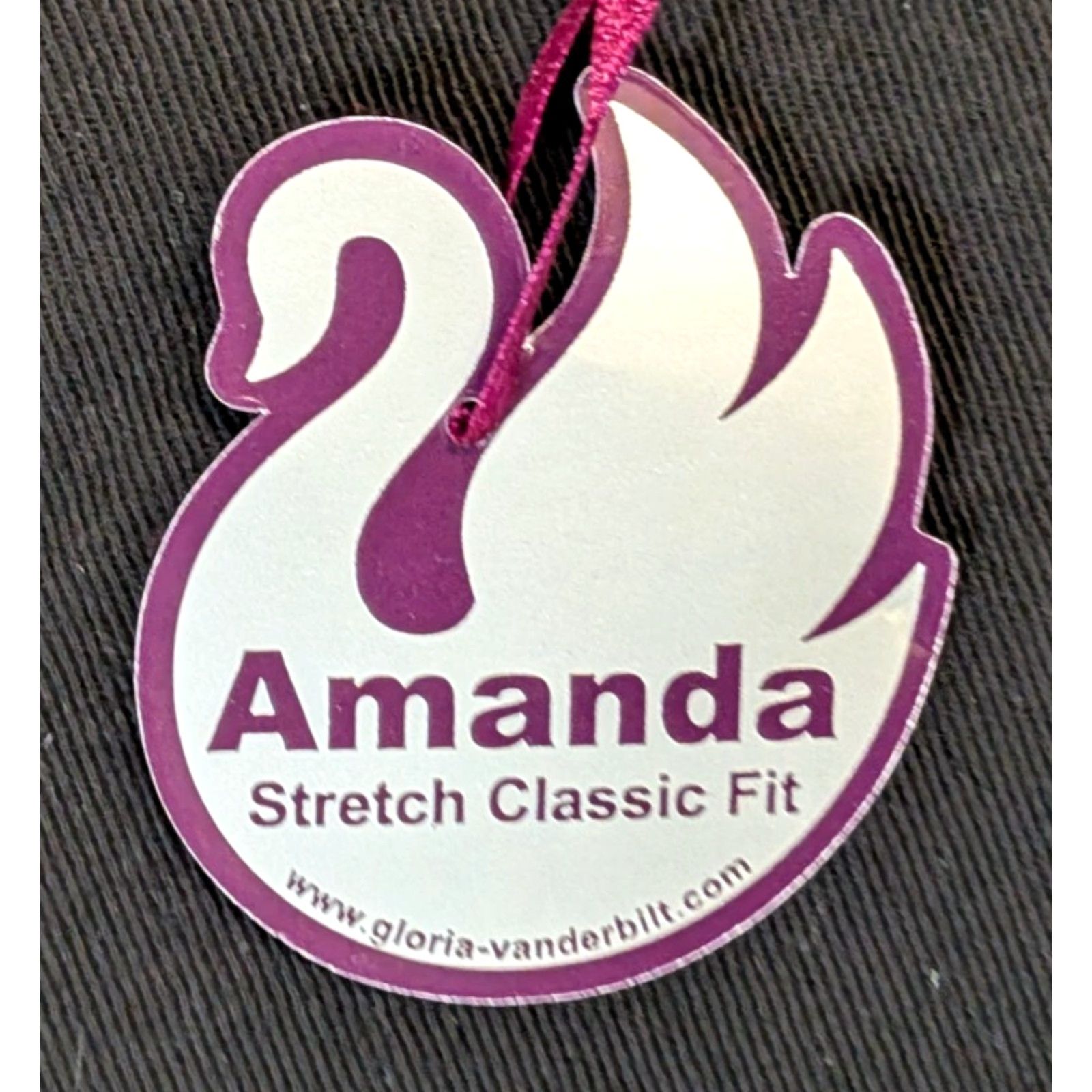Gloria Vanderbilt Gloria Vanderbilt Amanda Classic Fit 14P Petite Stretch Short Womens Black Jeans Shirt? Size 36" / US 14 / IT 50 - 4 Thumbnail