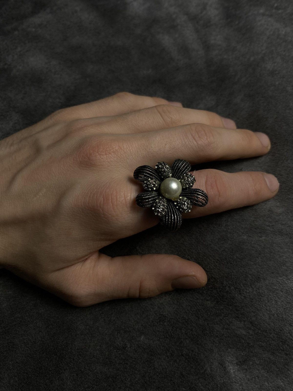 Japanese Brand Futuristic Japanese Style Vintage Ring Size ONE SIZE - 2 Thumbnail