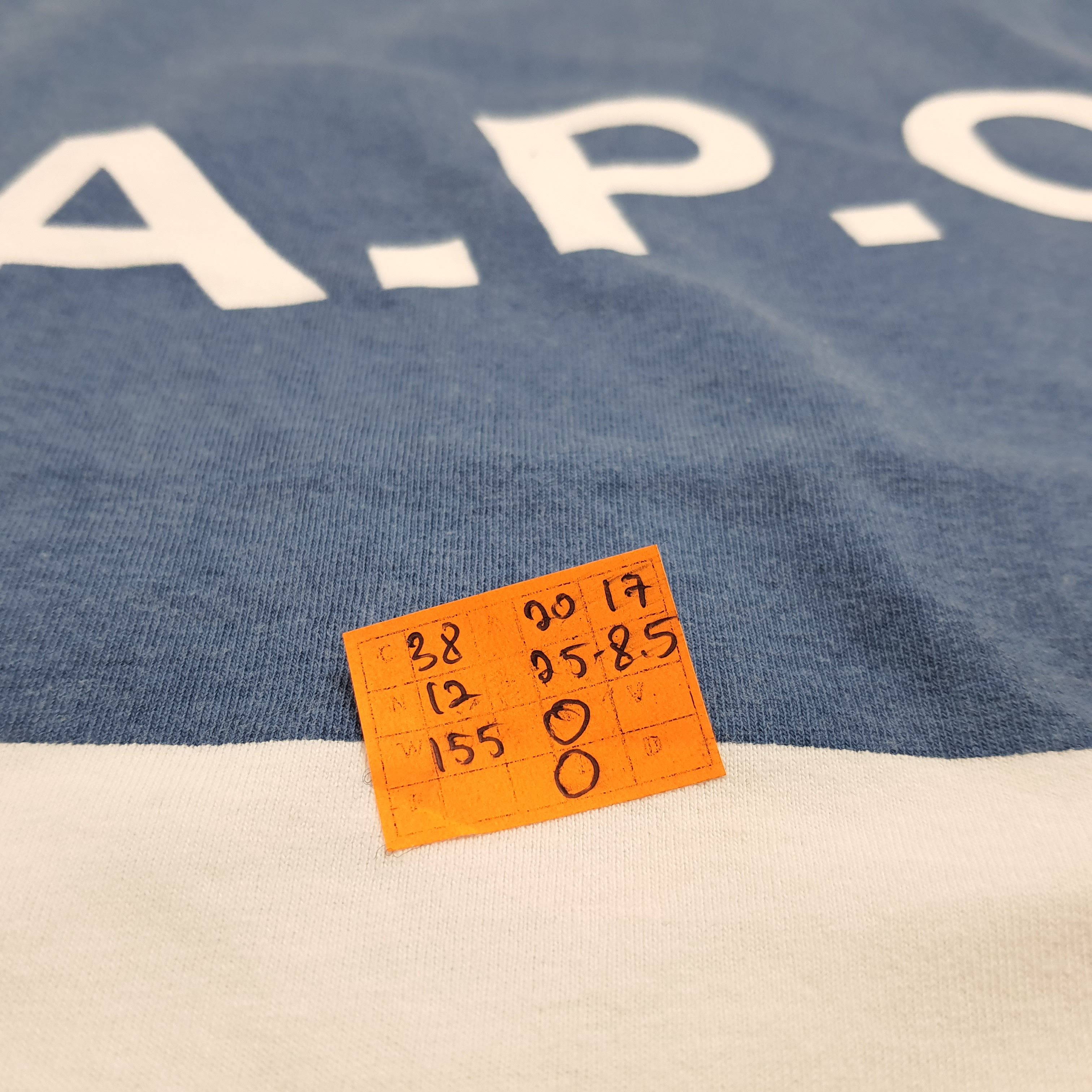 A.P.C. A.P.C Big Print Logo T-shirt Size US M / EU 48-50 / 2 - 5 Thumbnail