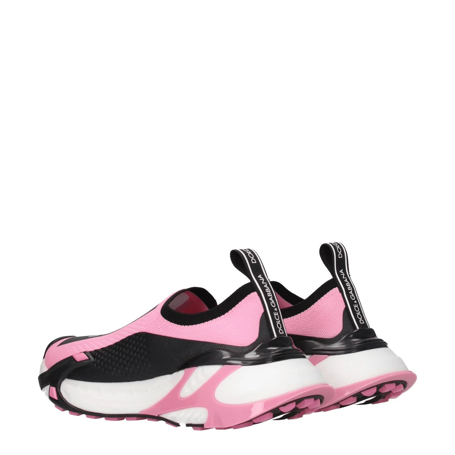 Dolce & Gabbana ob1o1e1124 Fabric Sneakers in Pink Black Size US 6 / IT 36 - 4 Thumbnail