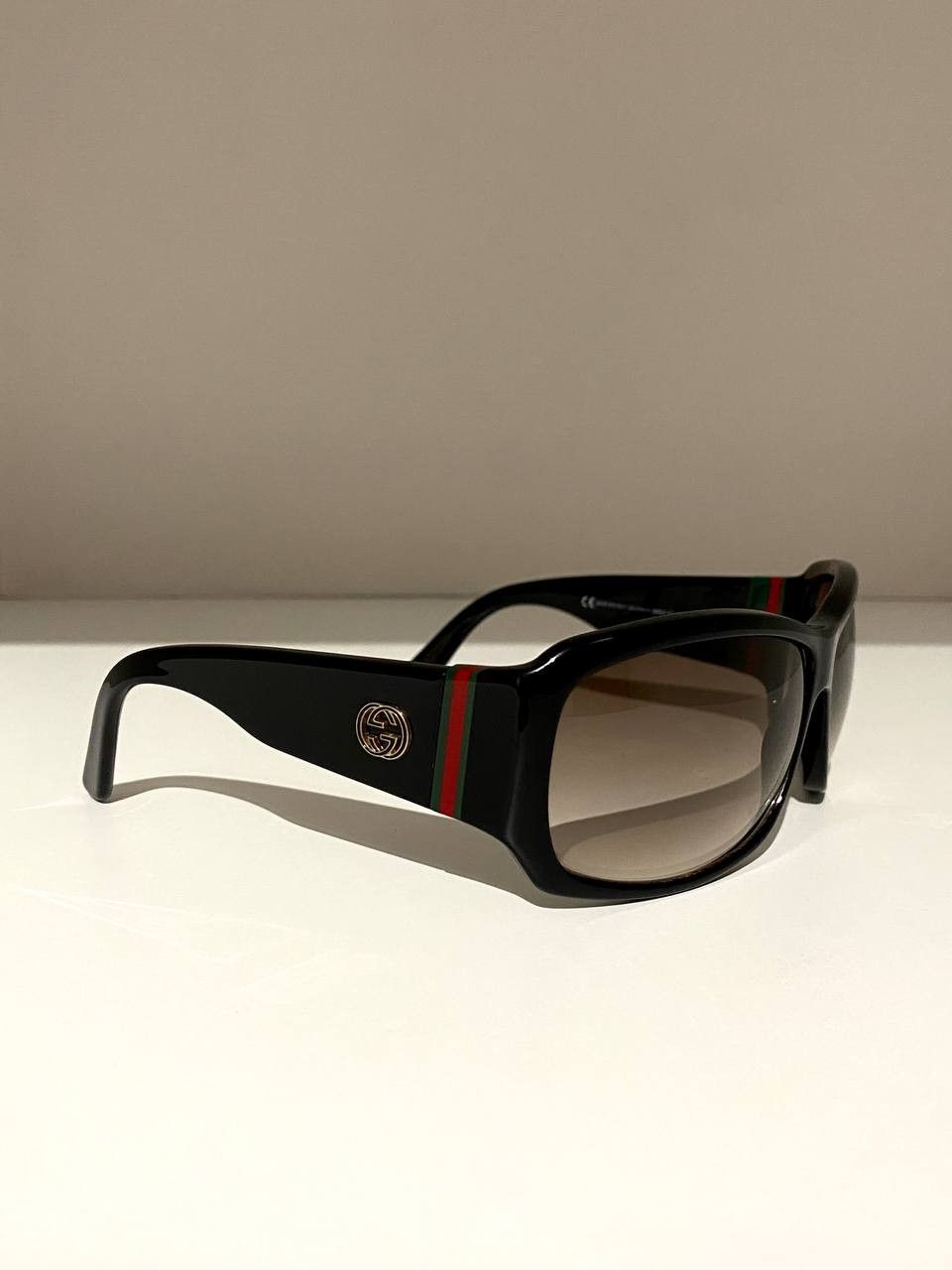 Gucci Gucci GG Logo Web Rectangular Retro Oversized Sunglasses Y2K Size ONE SIZE - 4 Thumbnail