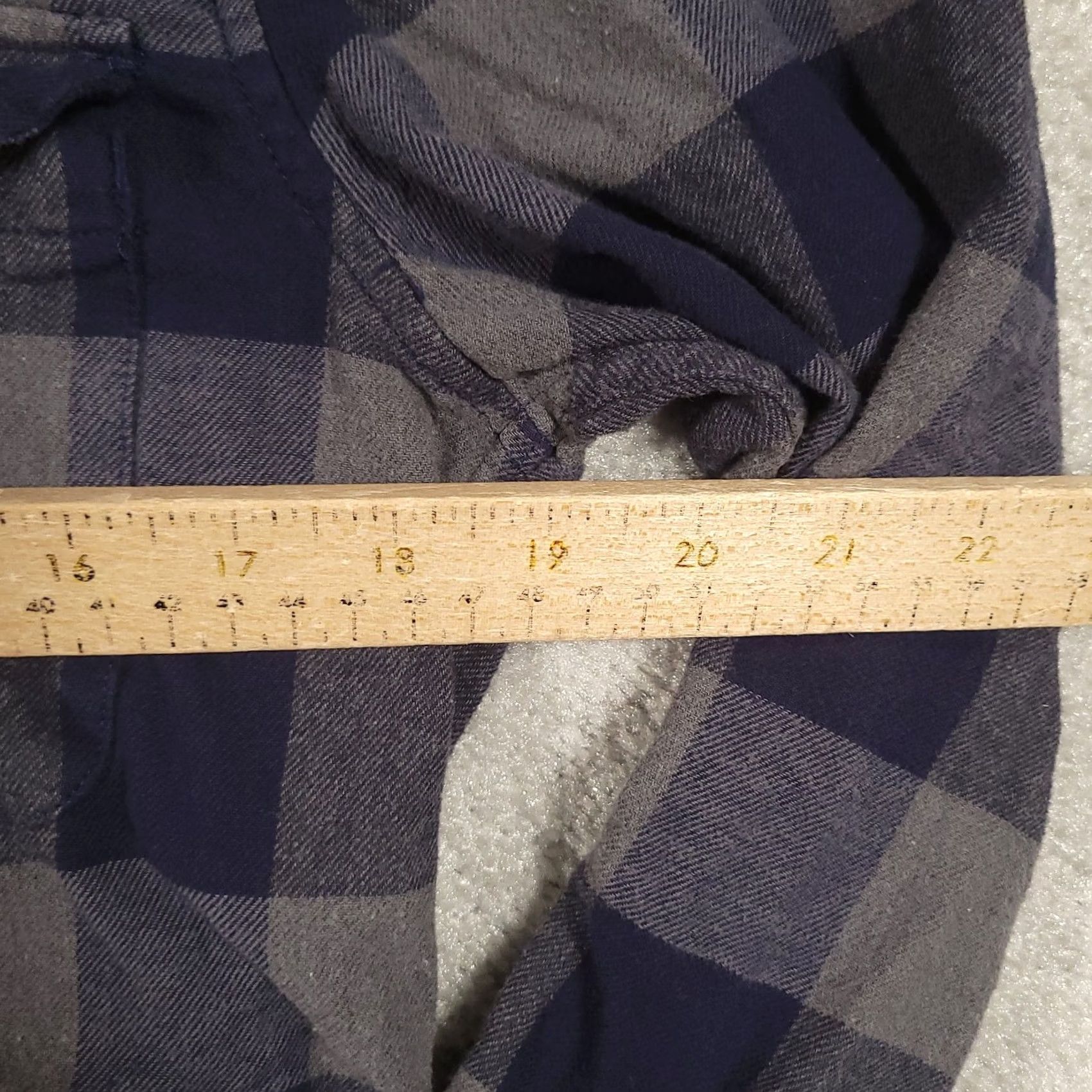 Lucky Brand Lucky Brand Button Up Flannel Shirt Mens S Blue Gray Plaid Casual Shirt Size US S / EU 44-46 / 1 - 4 Thumbnail